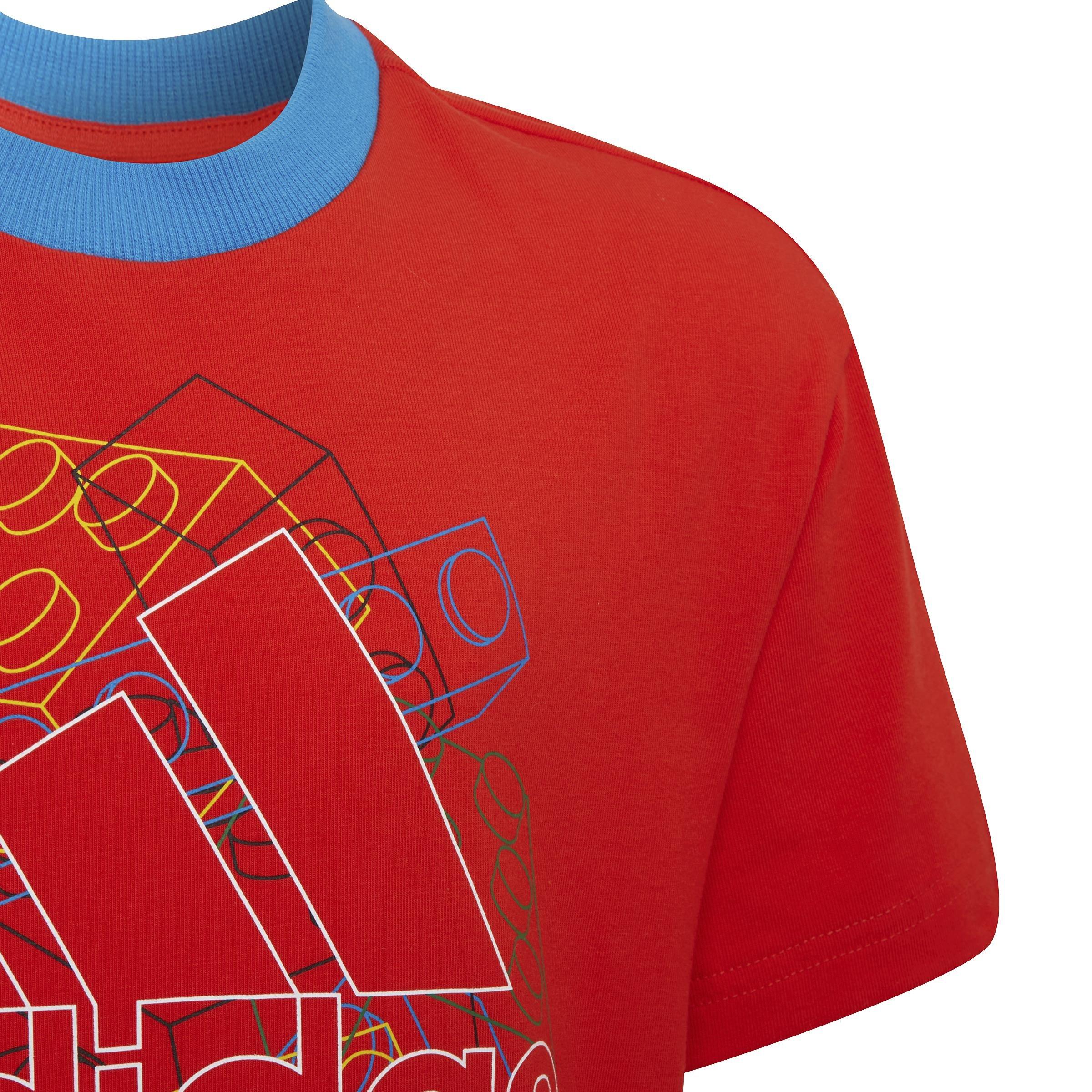 Unisex Kids Classic Lego T-Shirt, Red, A901_ONE, large image number 3