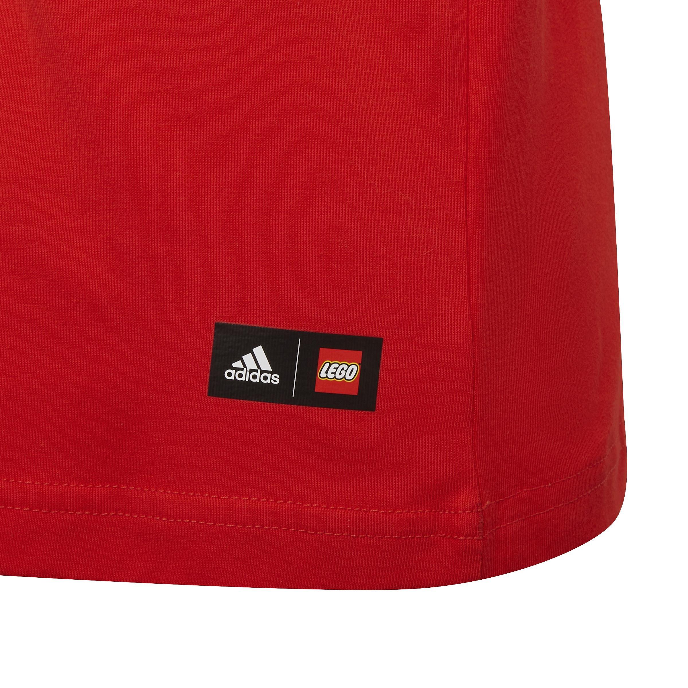 Unisex Kids Classic Lego T-Shirt, Red, A901_ONE, large image number 4