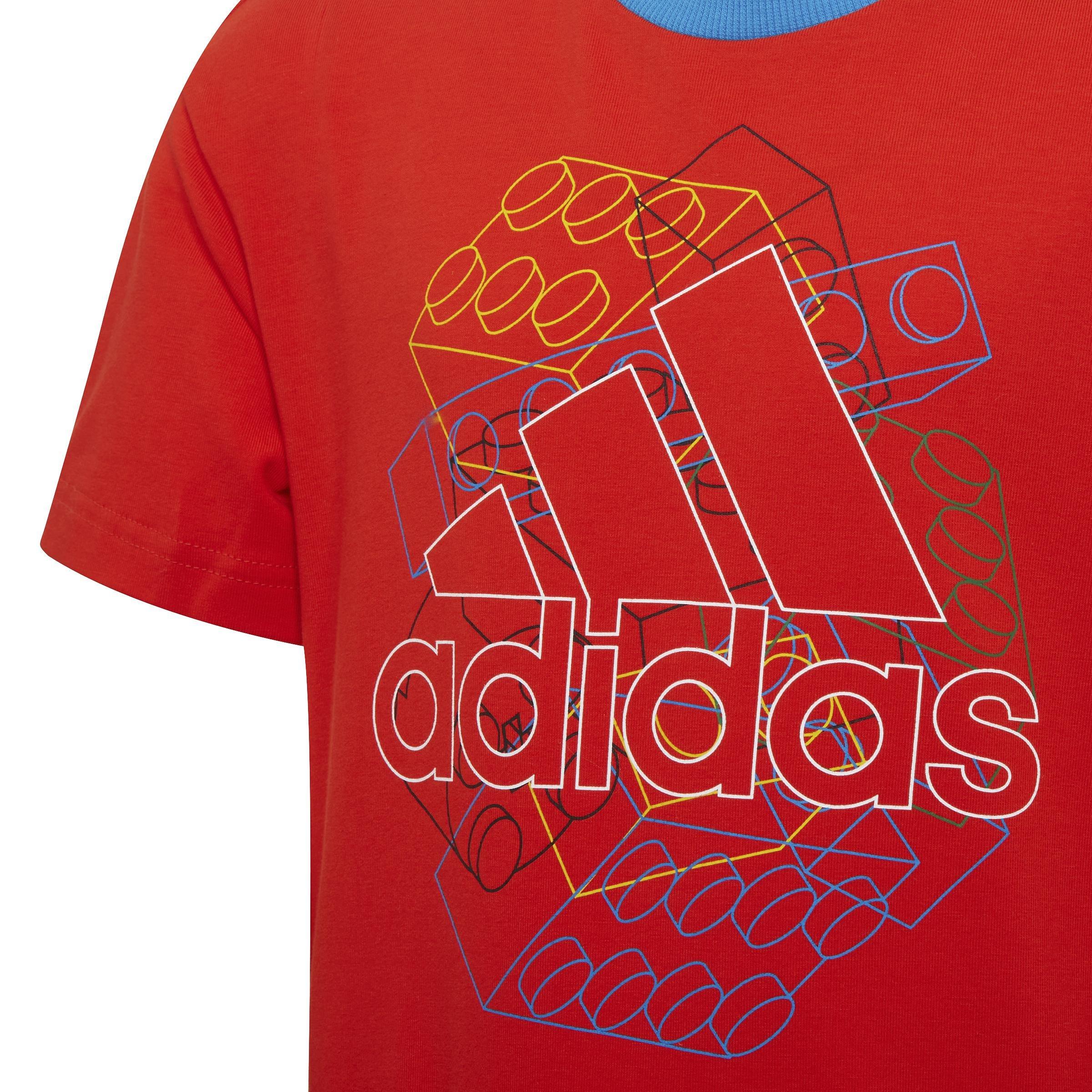 Unisex Kids Classic Lego T-Shirt, Red, A901_ONE, large image number 5
