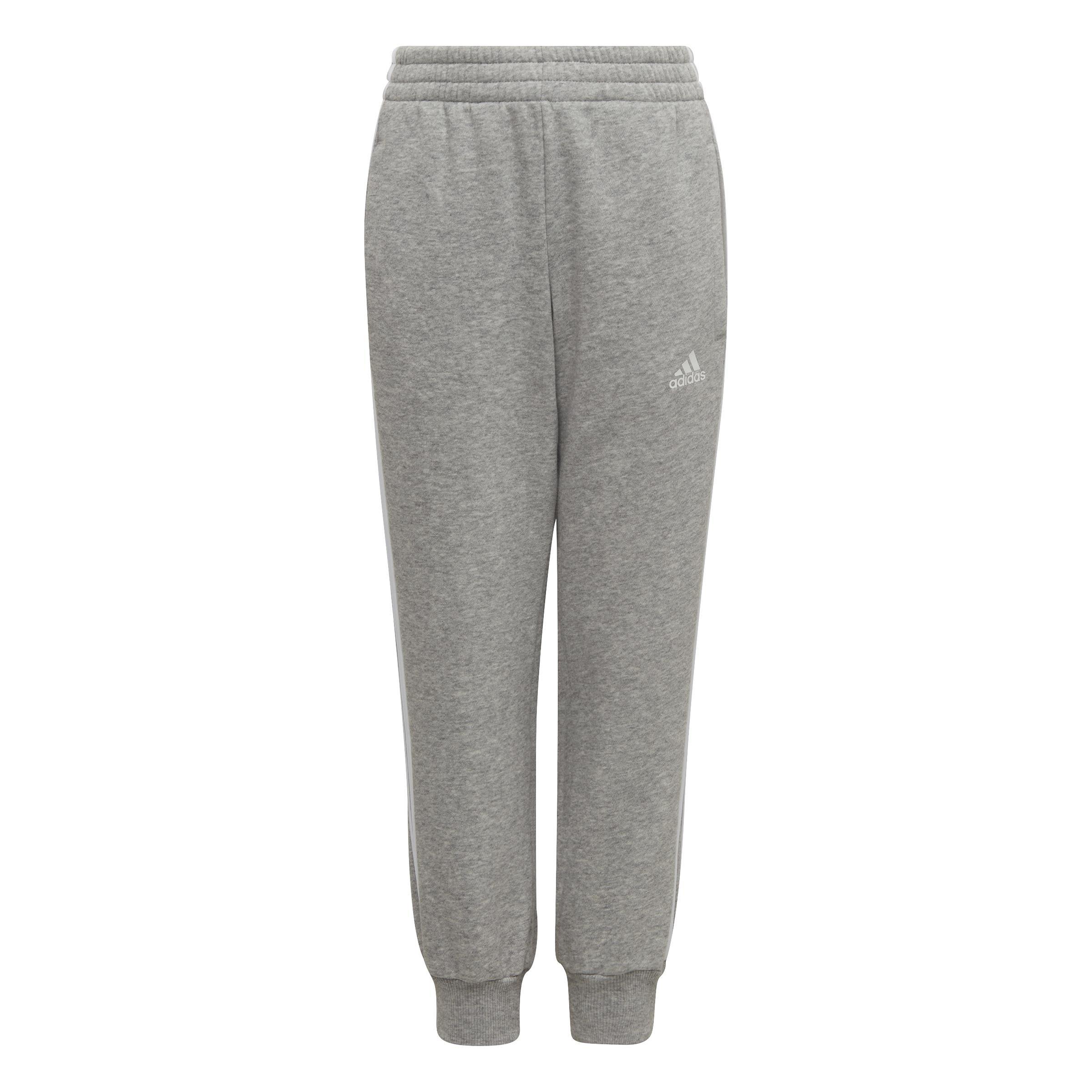 Unisex Kids adidas Essential 3-Stripes Joggers, Grey, , large image number 0
