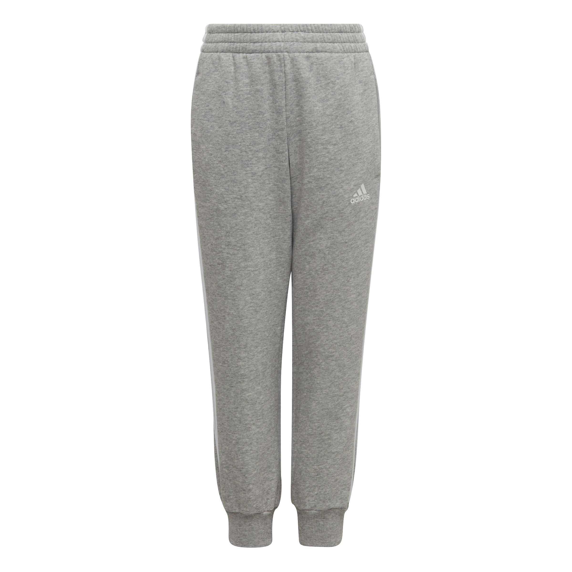 Unisex Kids adidas Essential 3-Stripes Joggers, Grey, , large image number 1