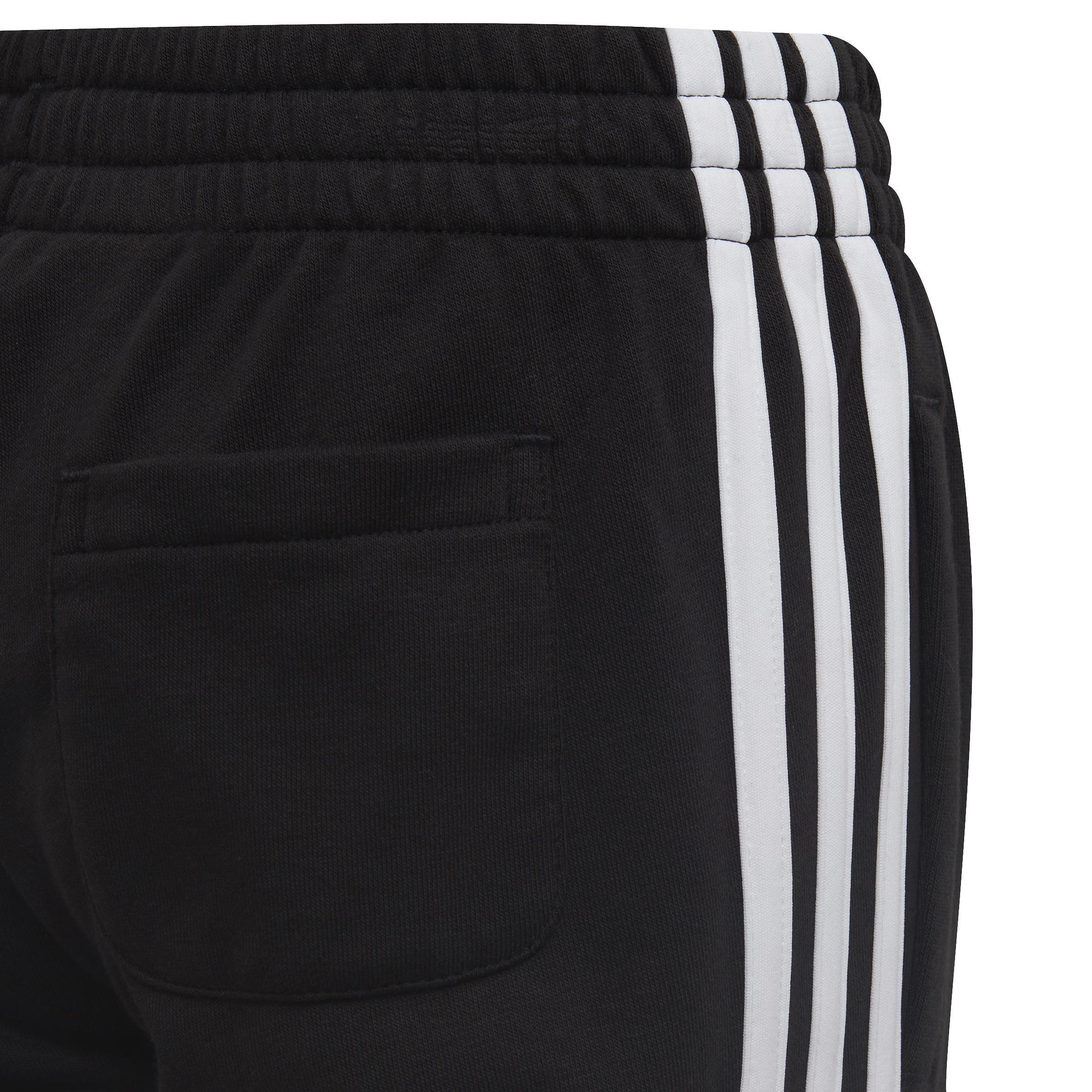Unisex Kids adidas Essential 3-Stripes Joggers, Black, A901_ONE, large image number 3