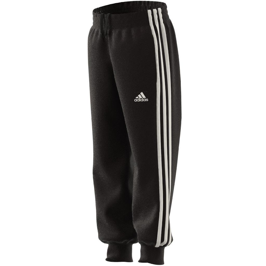 Unisex Kids adidas Essential 3-Stripes Joggers, Black, A901_ONE, large image number 7