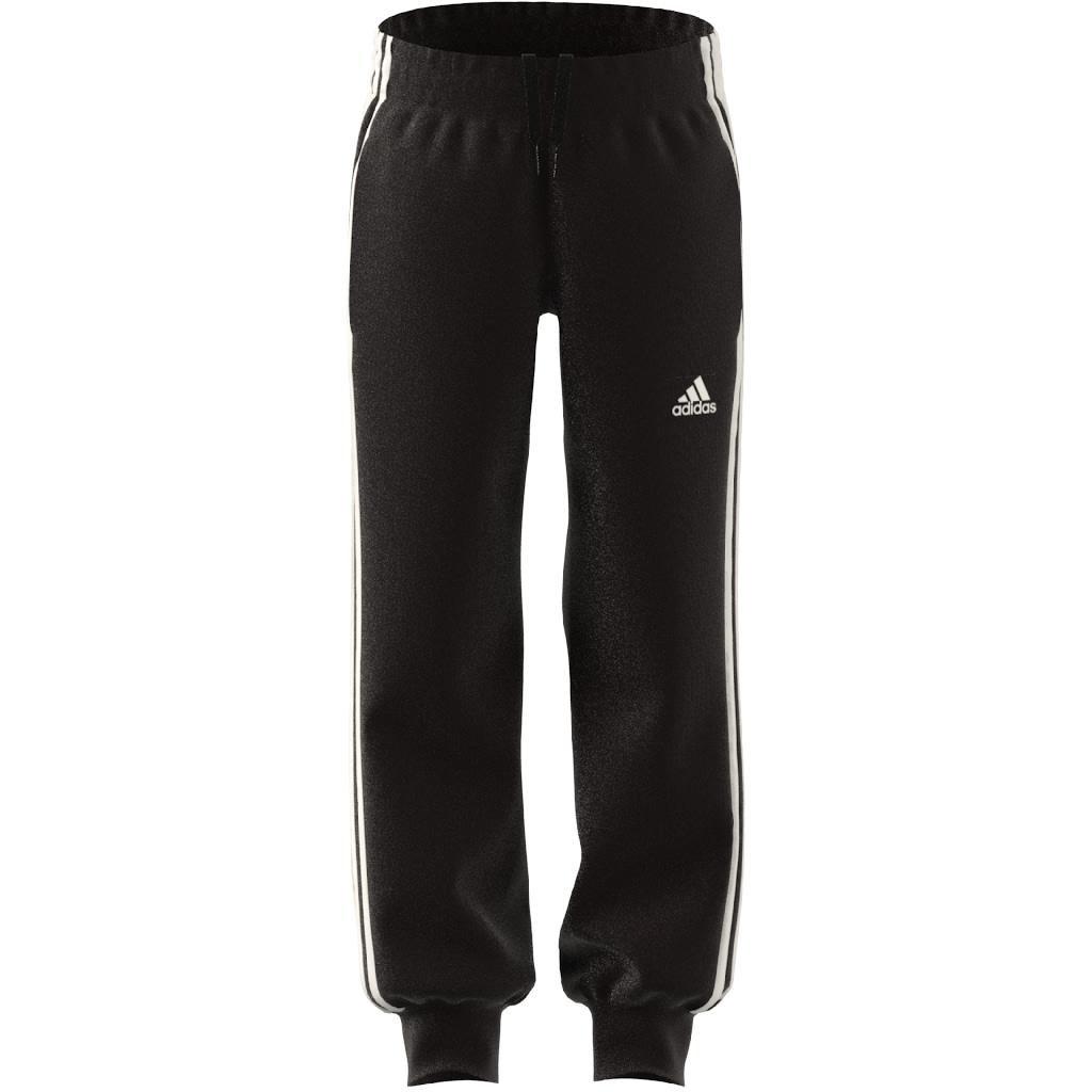 Unisex Kids adidas Essential 3-Stripes Joggers, Black, A901_ONE, large image number 11
