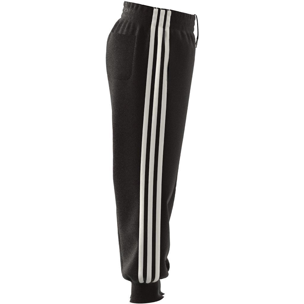 Unisex Kids adidas Essential 3-Stripes Joggers, Black, A901_ONE, large image number 13