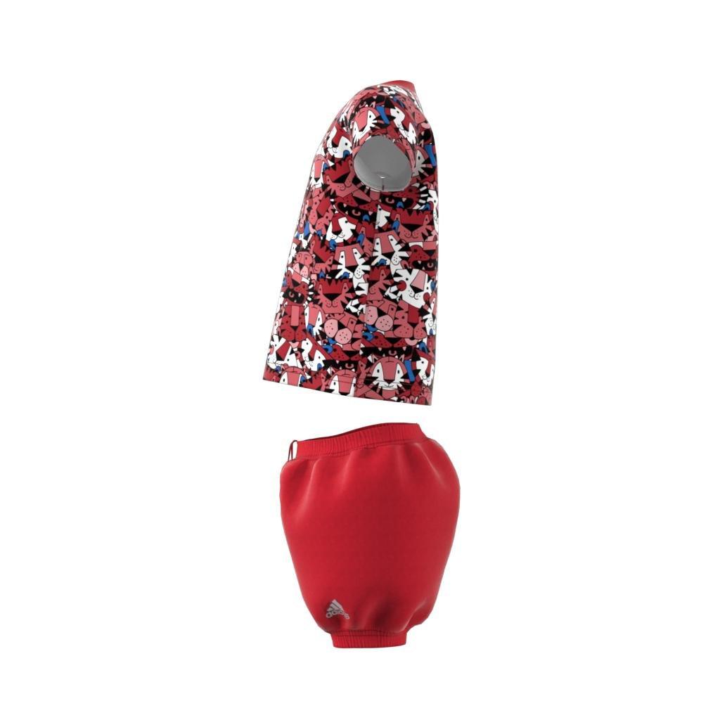 Kids Marimekko Graphic Summer Set, Pink, A901_ONE, large image number 4