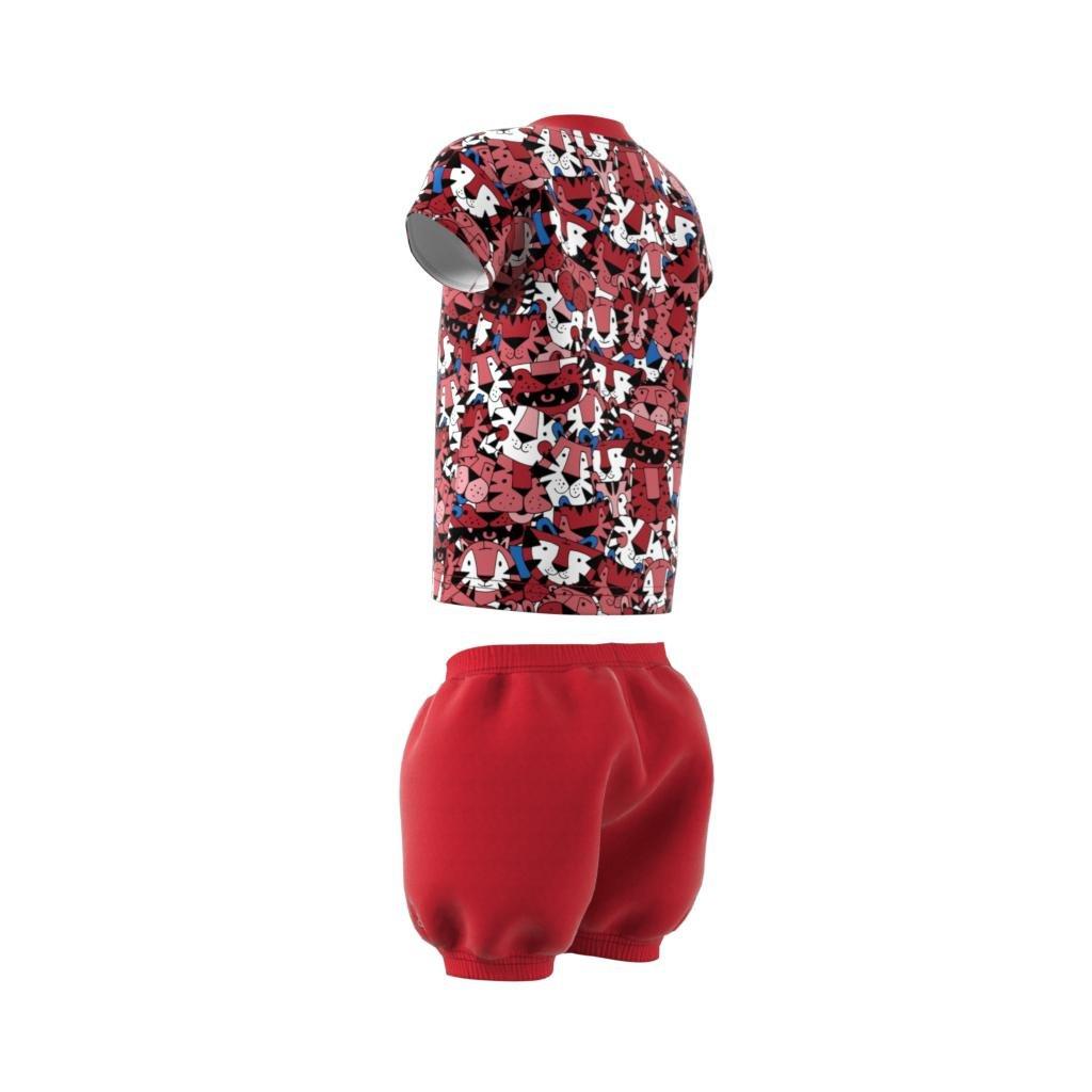 Kids Marimekko Graphic Summer Set, Pink, , large image number 5