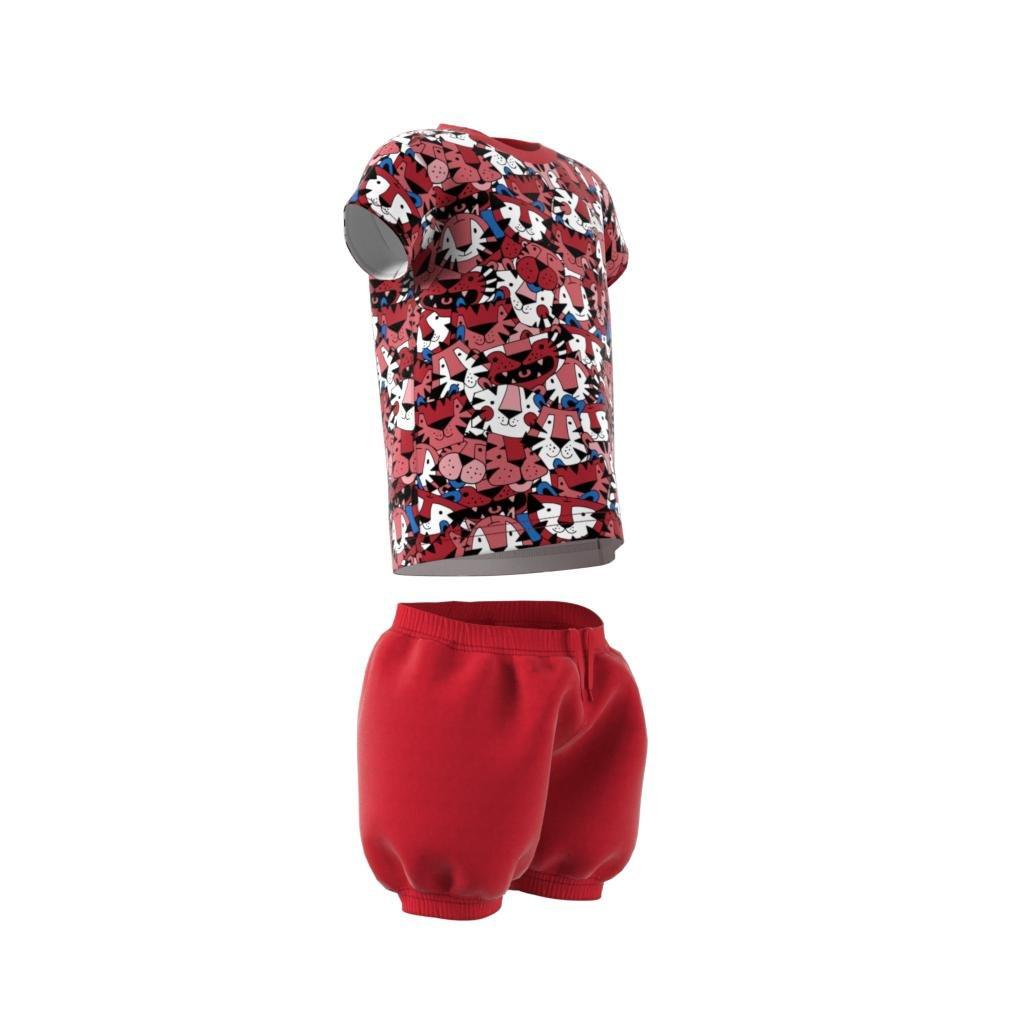 Kids Marimekko Graphic Summer Set, Pink, , large image number 7