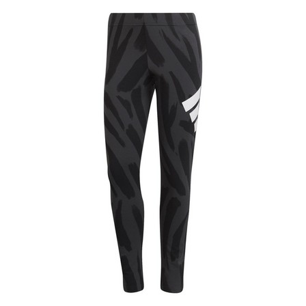 Women Sportswear Future Icons Feel Fierce Graphic Leggings, Black, A901_ONE, large image number 0