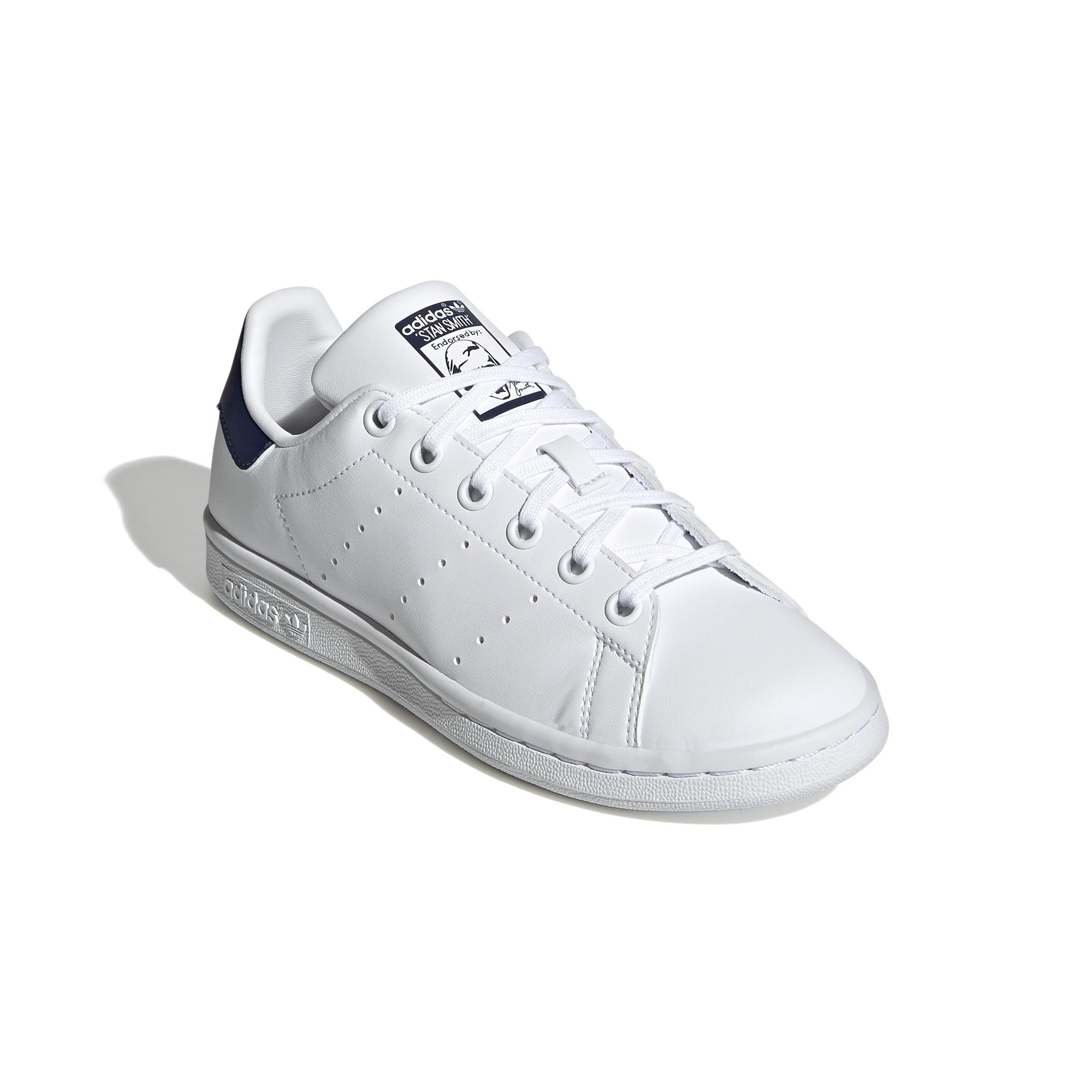 Unisex Kids Stan Smith Shoes, White, A901_ONE, large image number 2