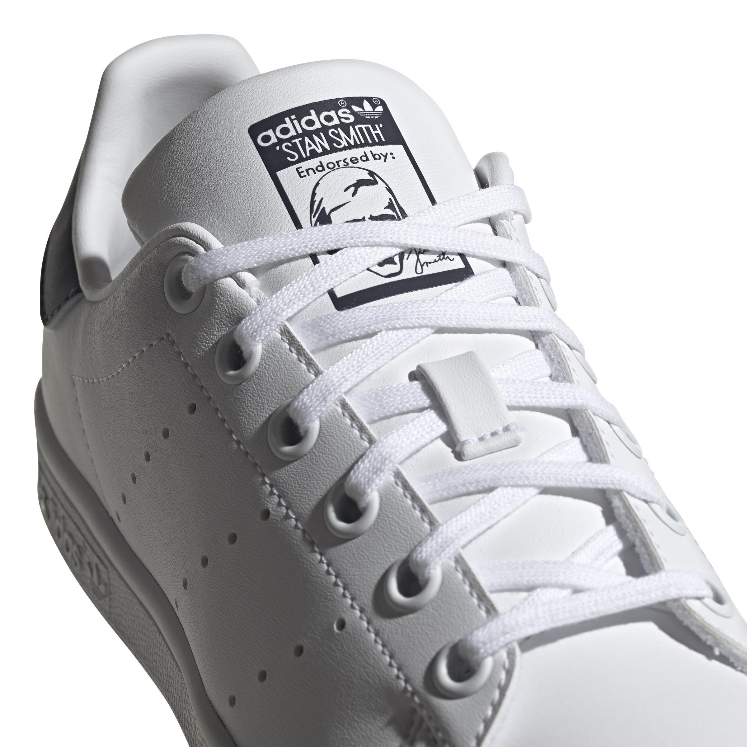 Unisex Kids Stan Smith Shoes, White, A901_ONE, large image number 4