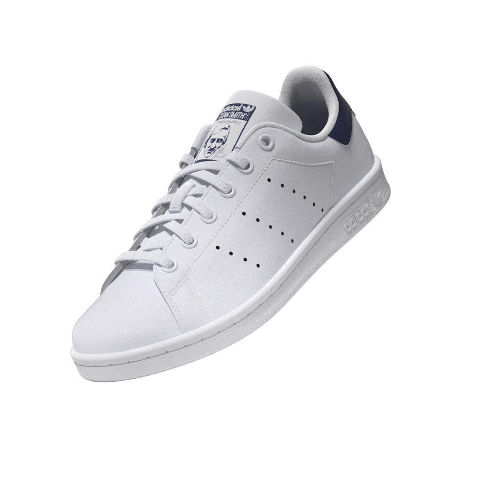 Unisex Kids Stan Smith Shoes, White, A901_ONE, large image number 8
