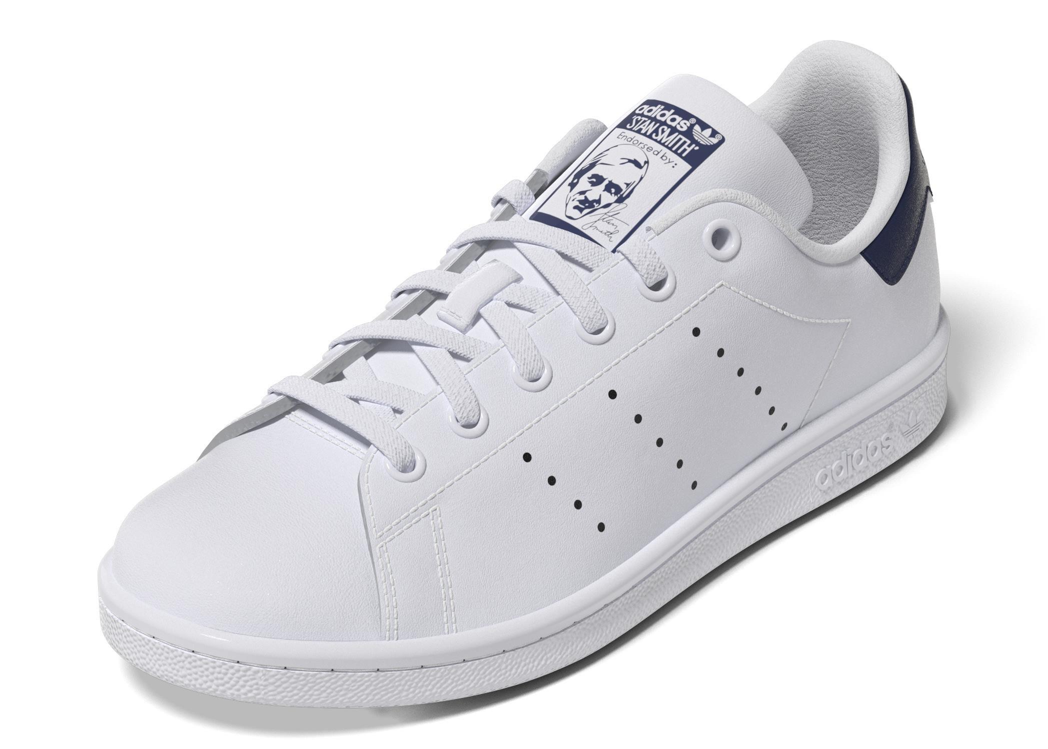 Unisex Kids Stan Smith Shoes, White, A901_ONE, large image number 11