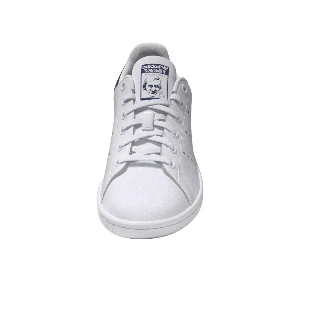 Unisex Kids Stan Smith Shoes, White, A901_ONE, large image number 12