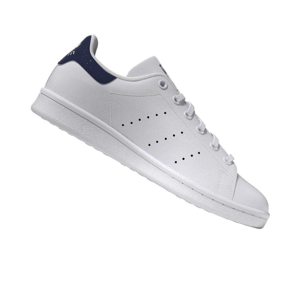 Unisex Kids Stan Smith Shoes, White, A901_ONE, large image number 13
