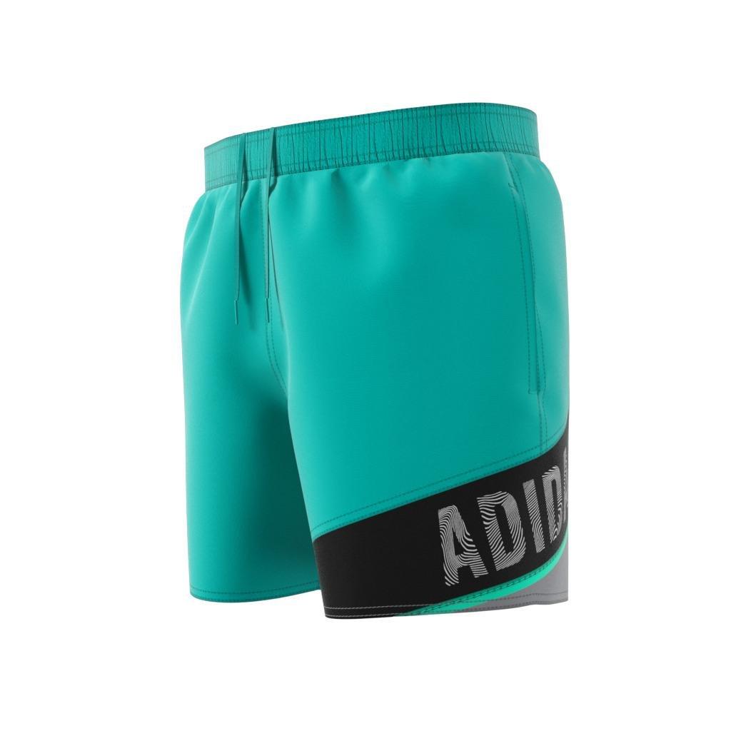 Wording Swim Shorts, Turquoise, , large image number 3