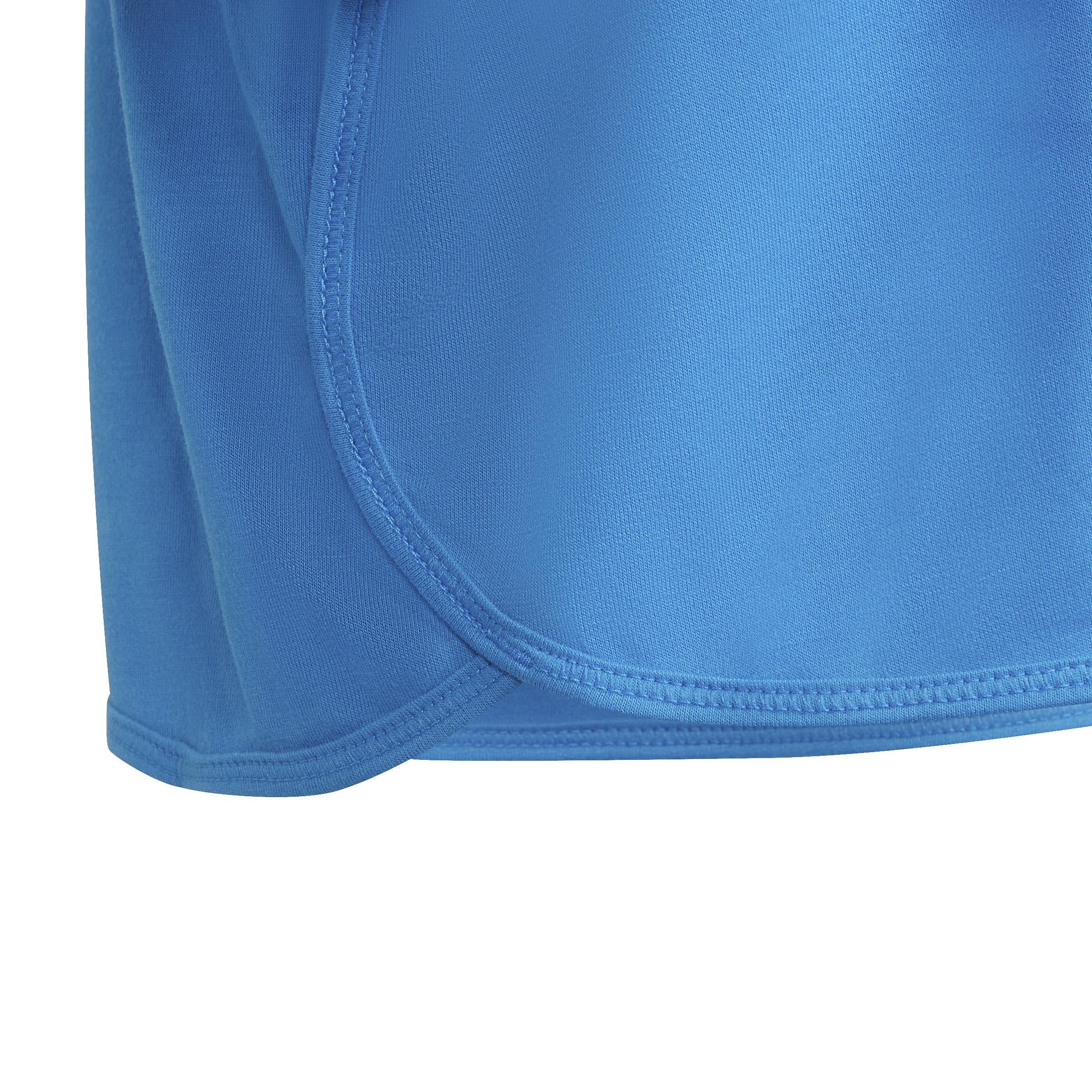 Kids AEROREADY Power Training Cropped Logo T-shirt, Blue, A901_ONE, large image number 3