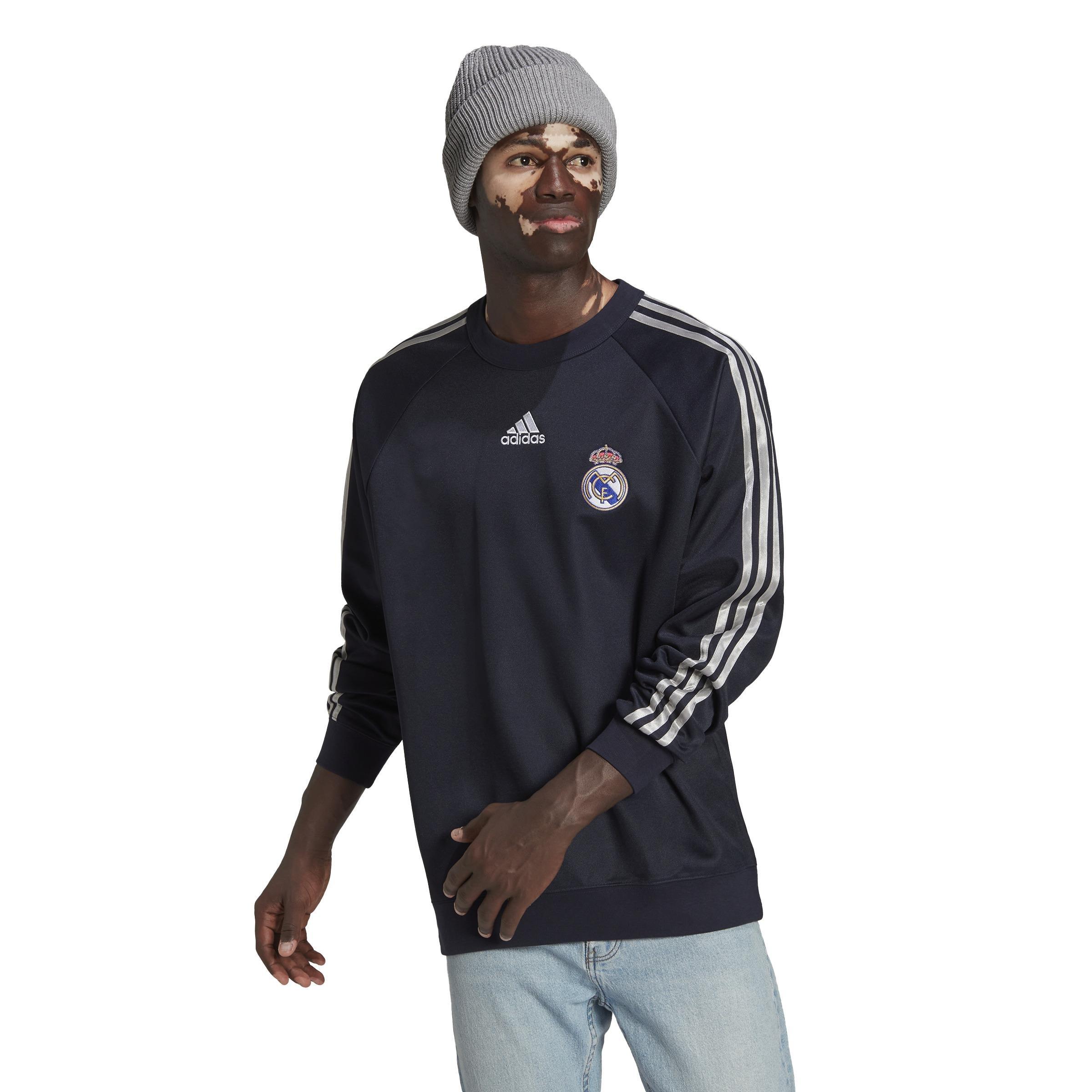 Real Madrid Teamgeist Crew Sweatshirt, Blue, A901_ONE, large image number 1