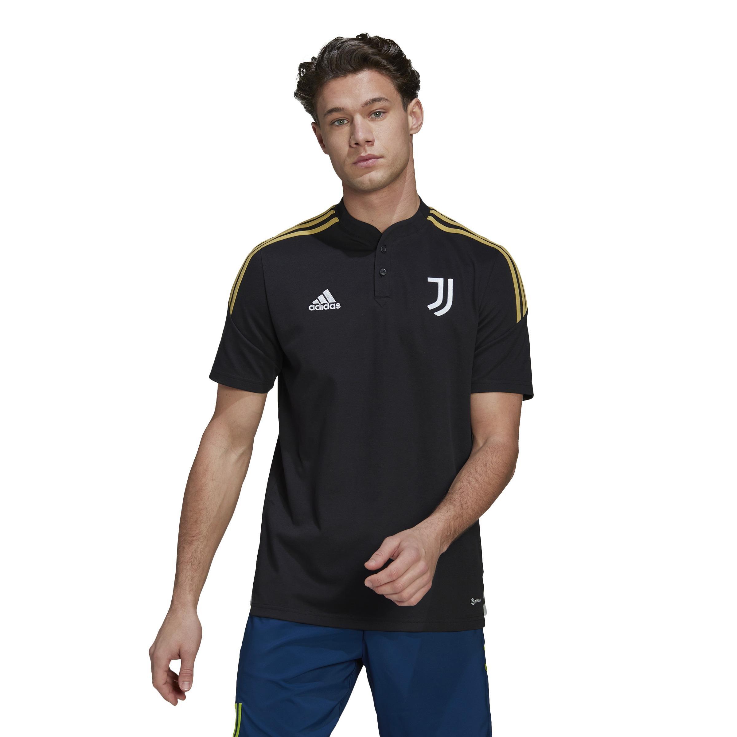 Men Juventus Condivo 22 Polo Shirt, Black, A901_ONE, large image number 0