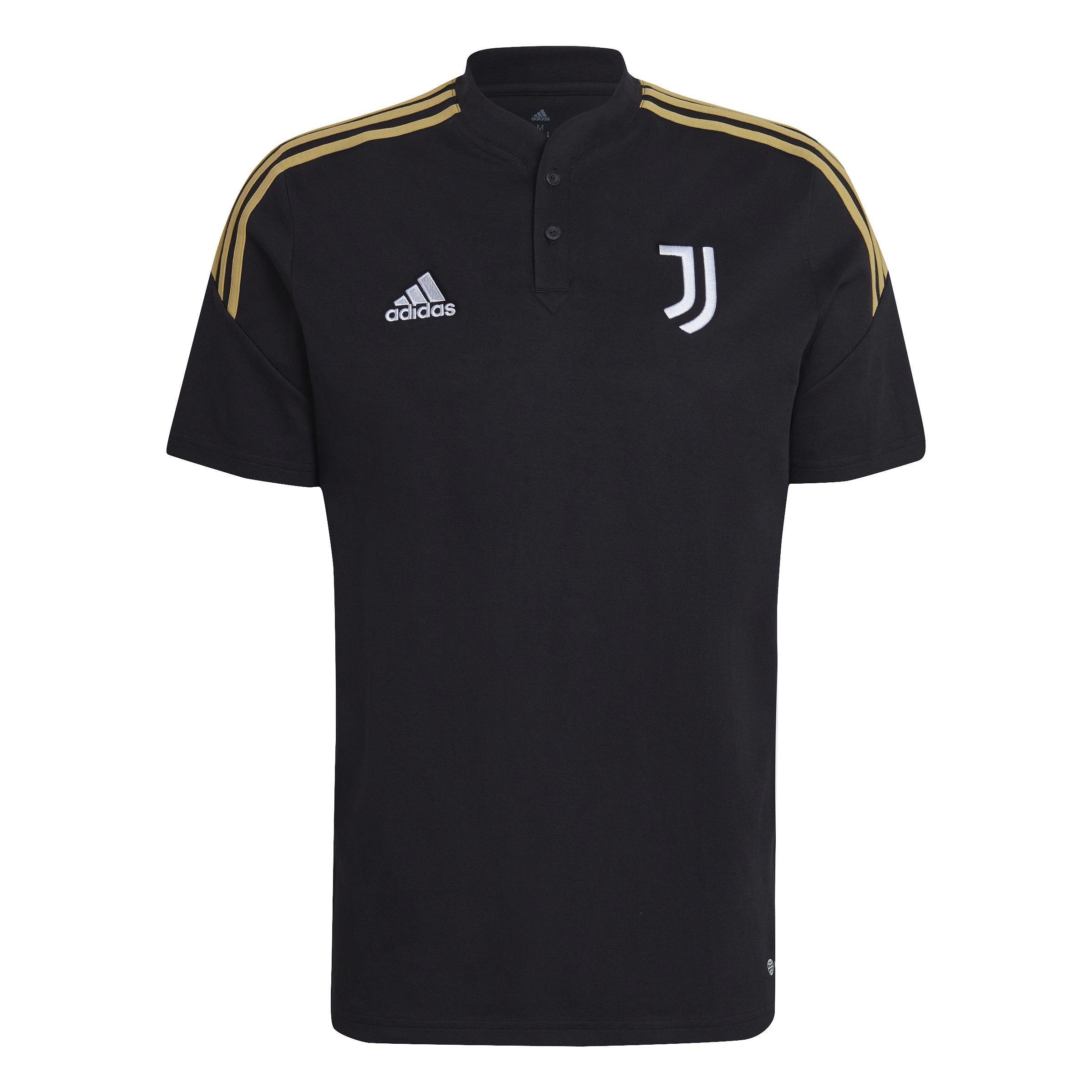 Men Juventus Condivo 22 Polo Shirt, Black, A901_ONE, large image number 2