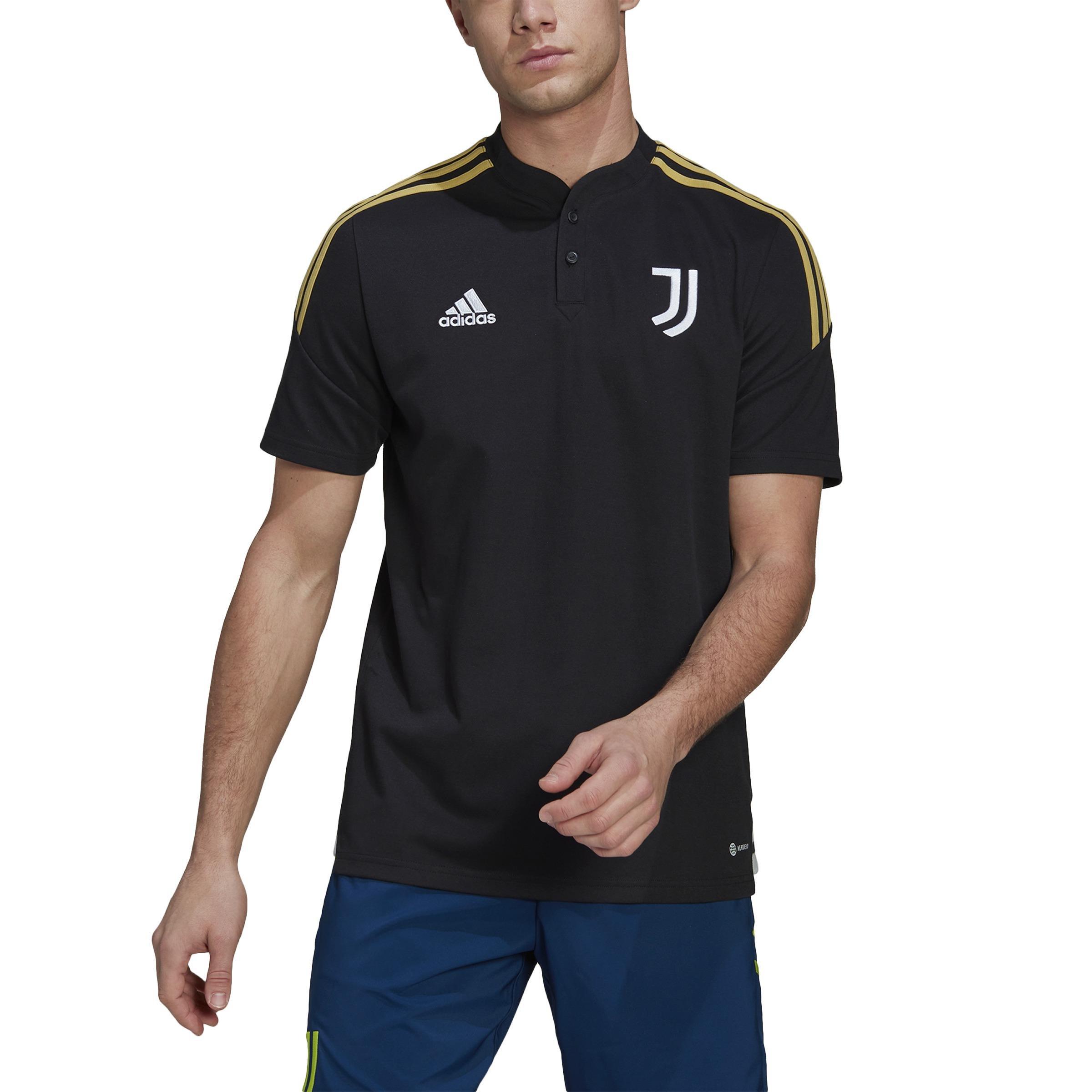 Men Juventus Condivo 22 Polo Shirt, Black, A901_ONE, large image number 3