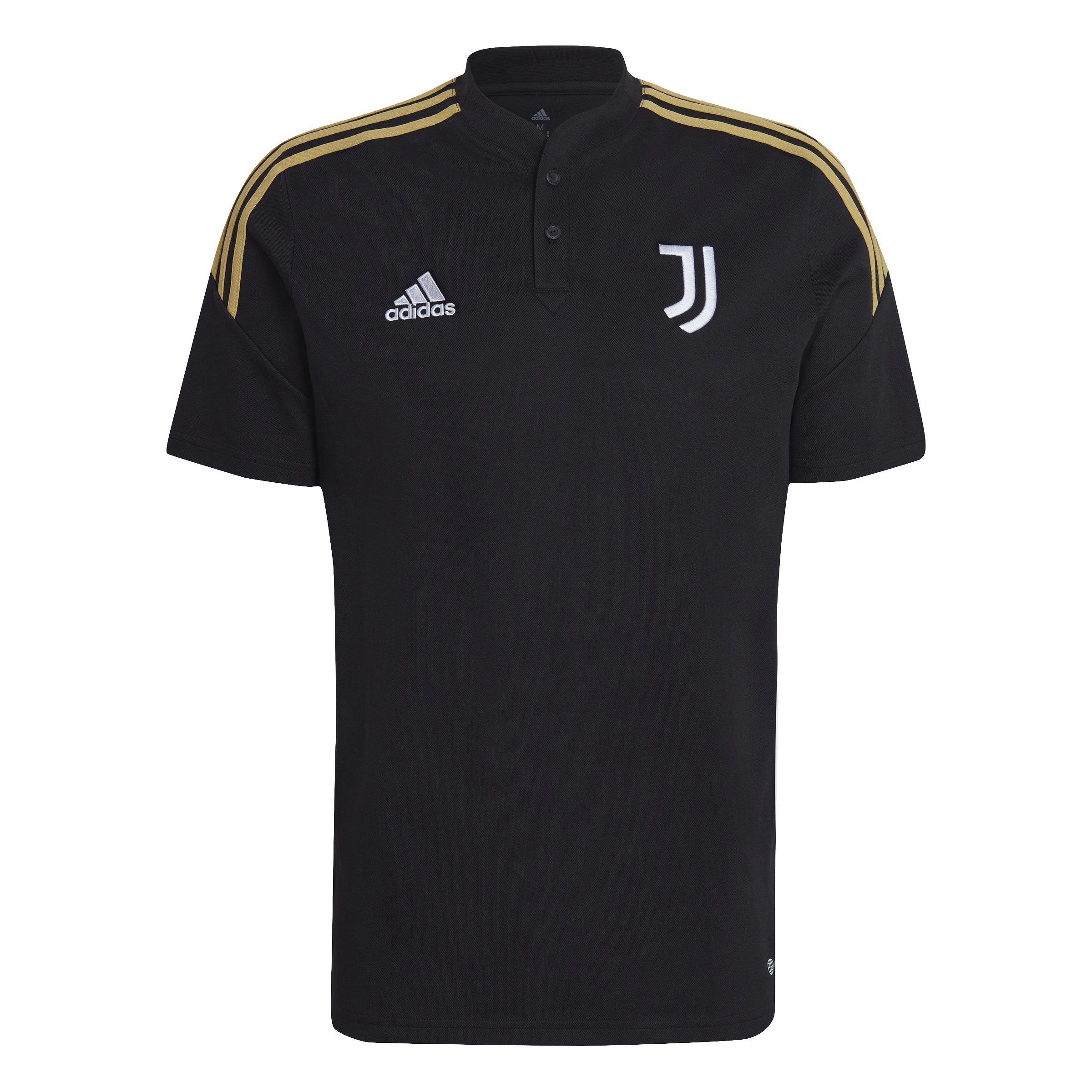 Men Juventus Condivo 22 Polo Shirt, Black, A901_ONE, large image number 4