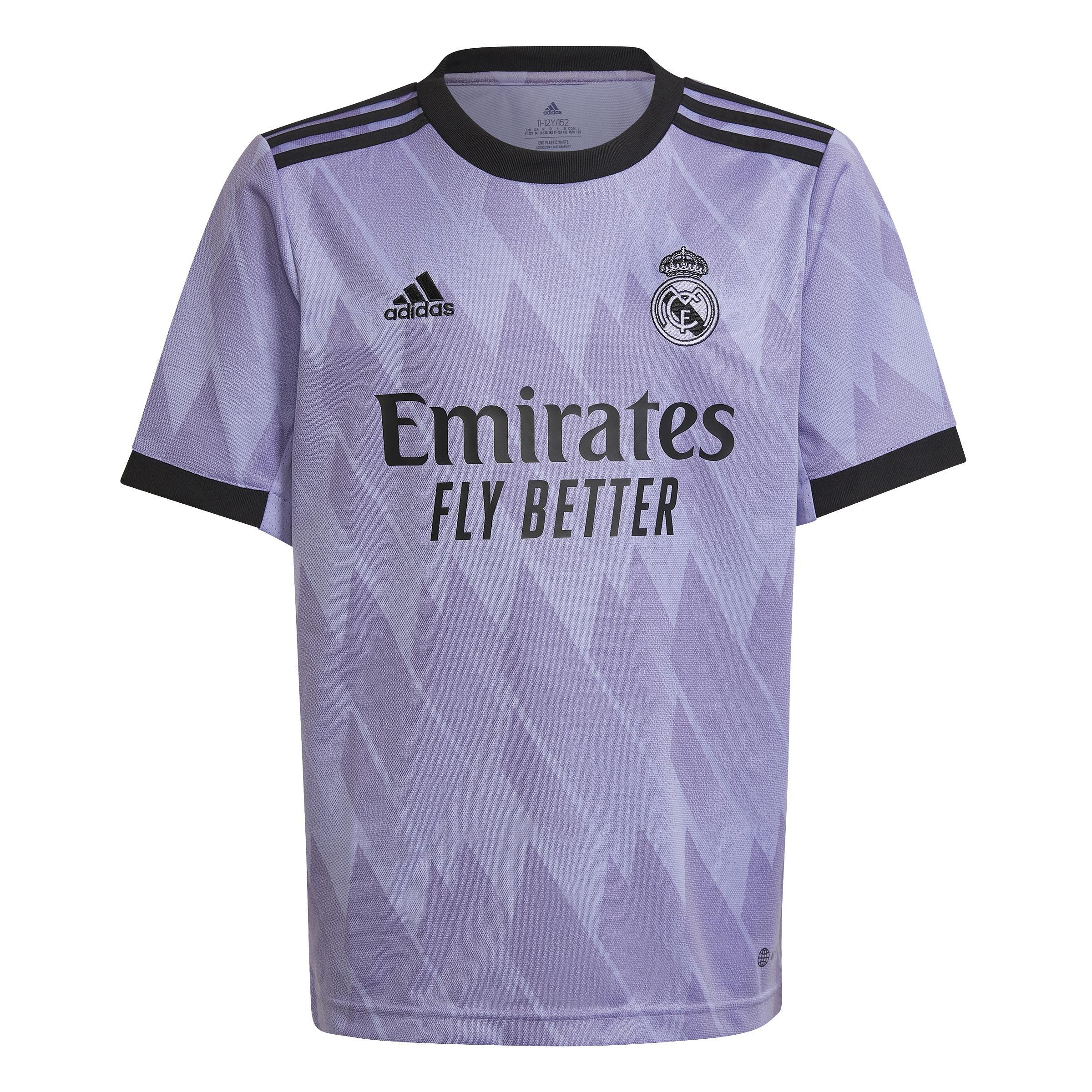 Kids Real Madrid 22/23 Away Jersey, Purple, , large image number 0