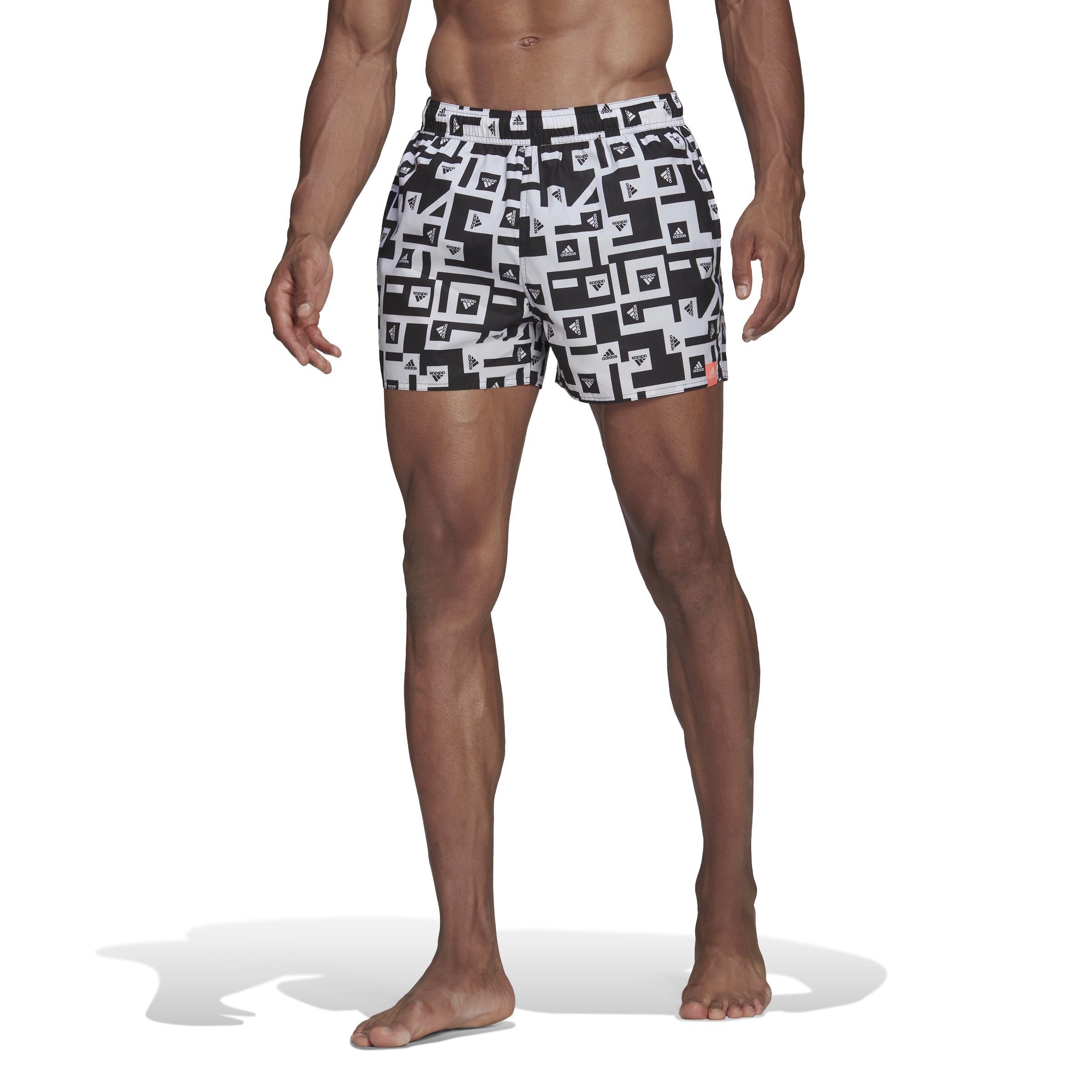 Graphic Swim Shorts, Black, A901_ONE, large image number 0