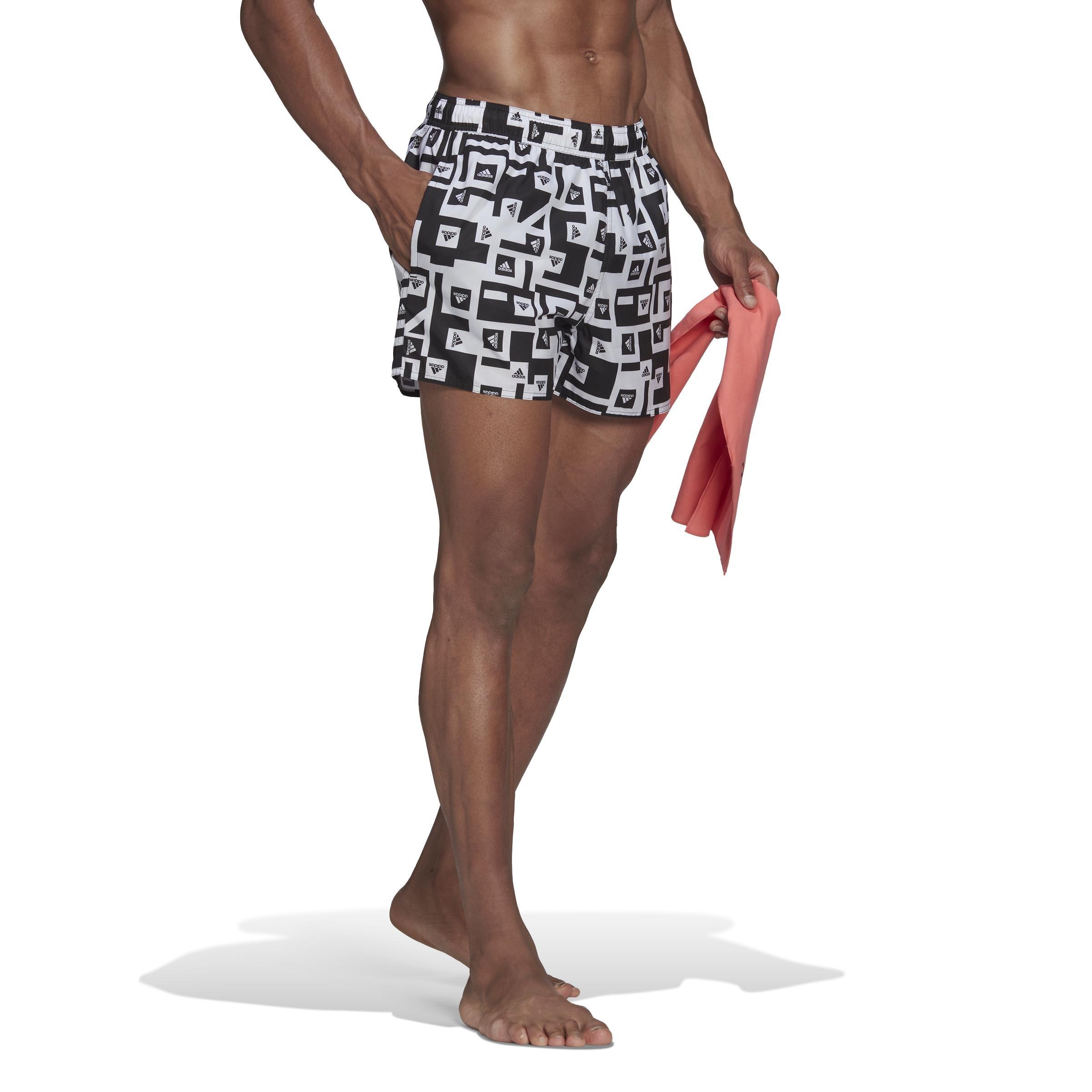 Graphic Swim Shorts, Black, A901_ONE, large image number 1