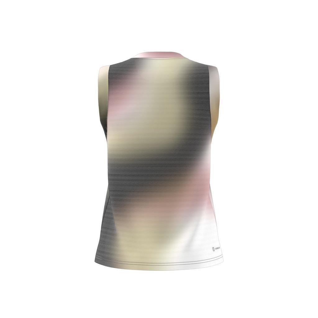 Melbourne Tennis Printed Match Tank Top, Multicolour, , large image number 3