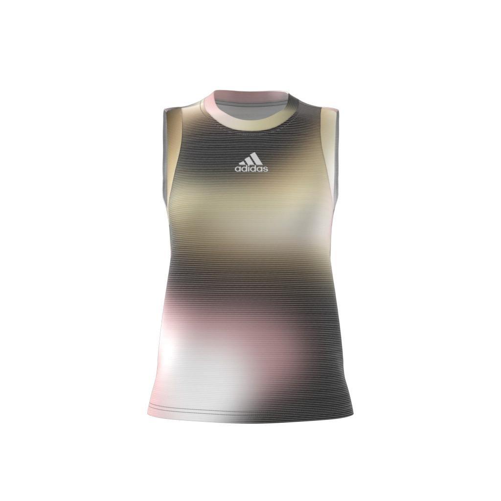 Melbourne Tennis Printed Match Tank Top, Multicolour, , large image number 4