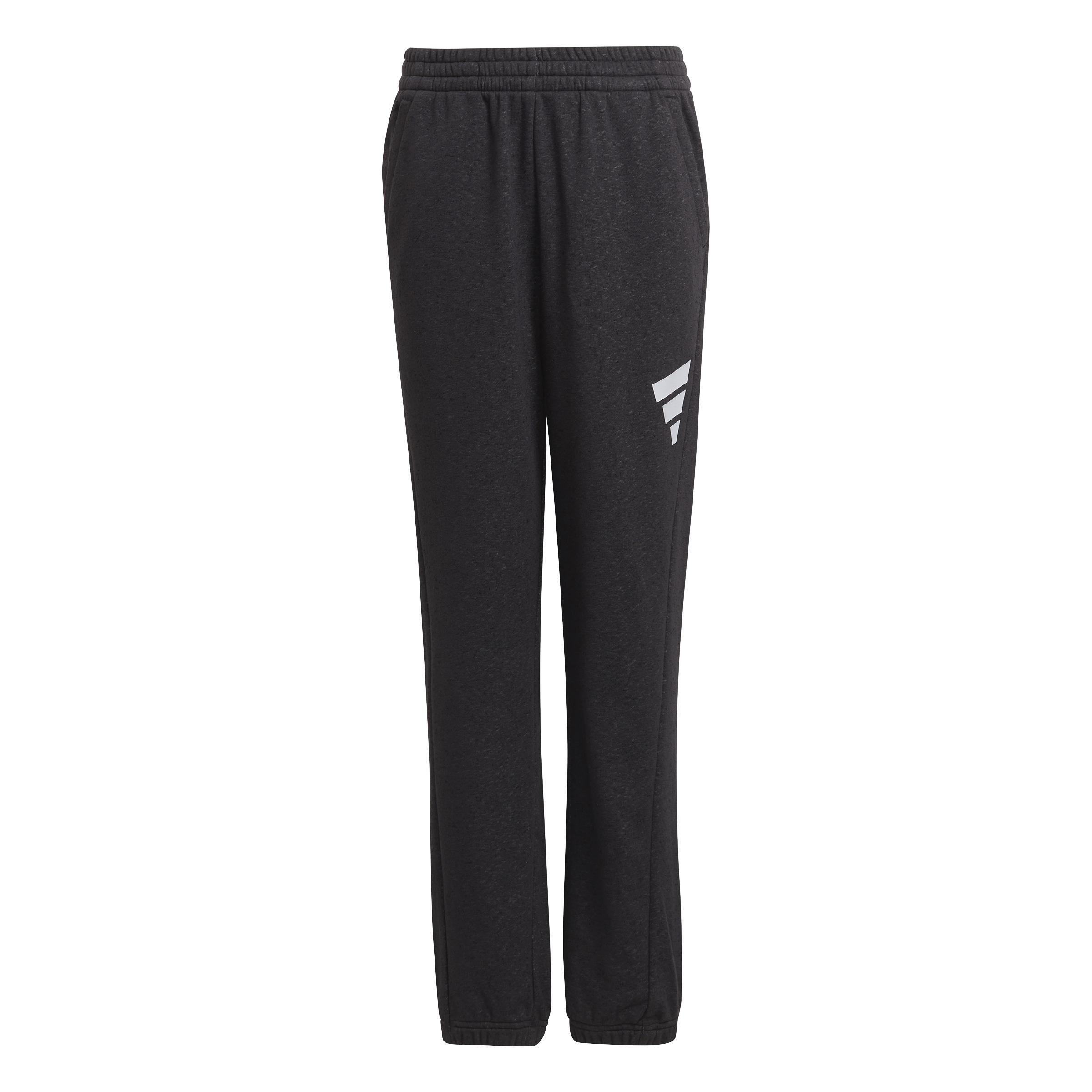 Unisex Kids Future Icons 3-Stripes Joggers, Black, A901_ONE, large image number 0