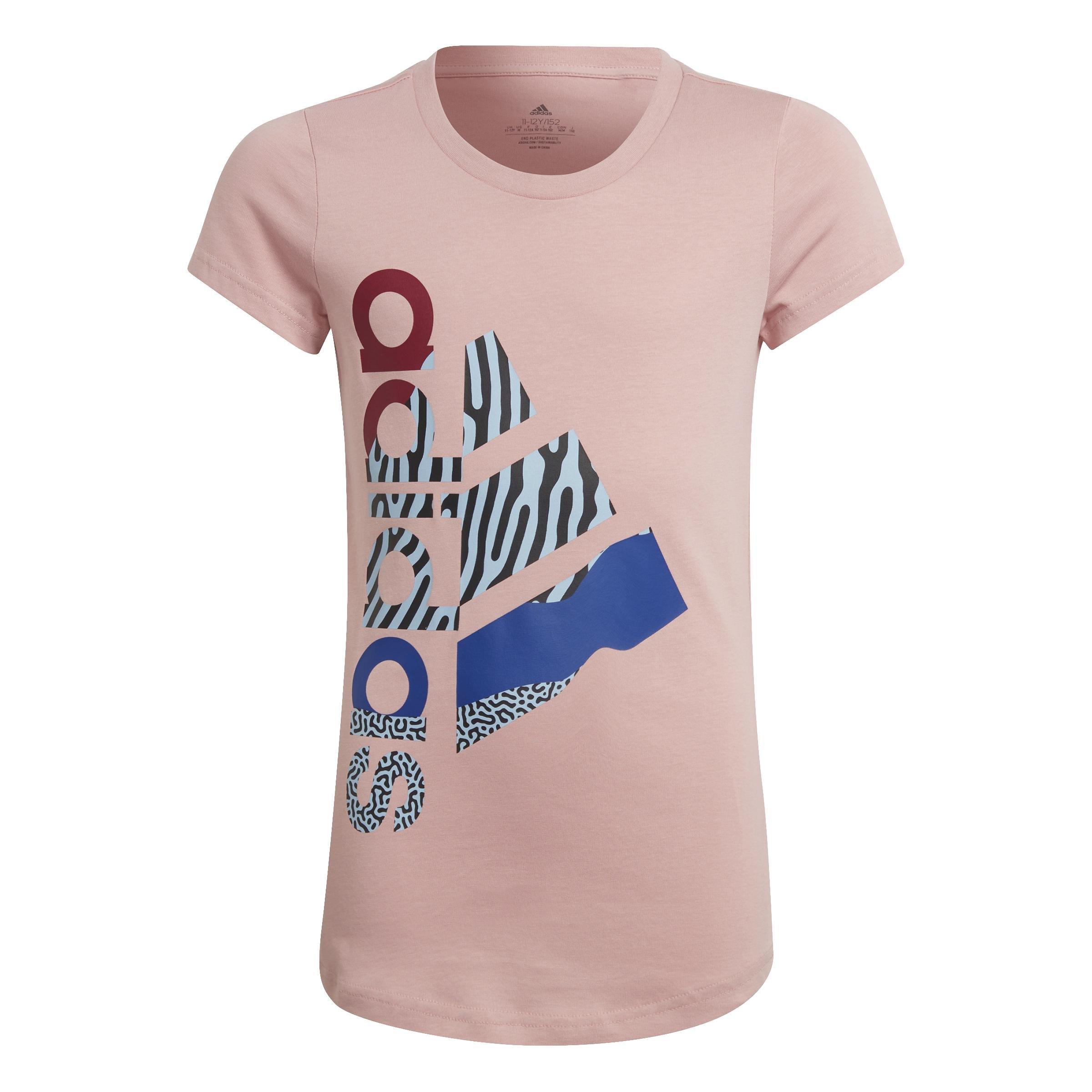 Kids Girl Power Graphic T-Shirt, Pink, A901_ONE, large image number 0