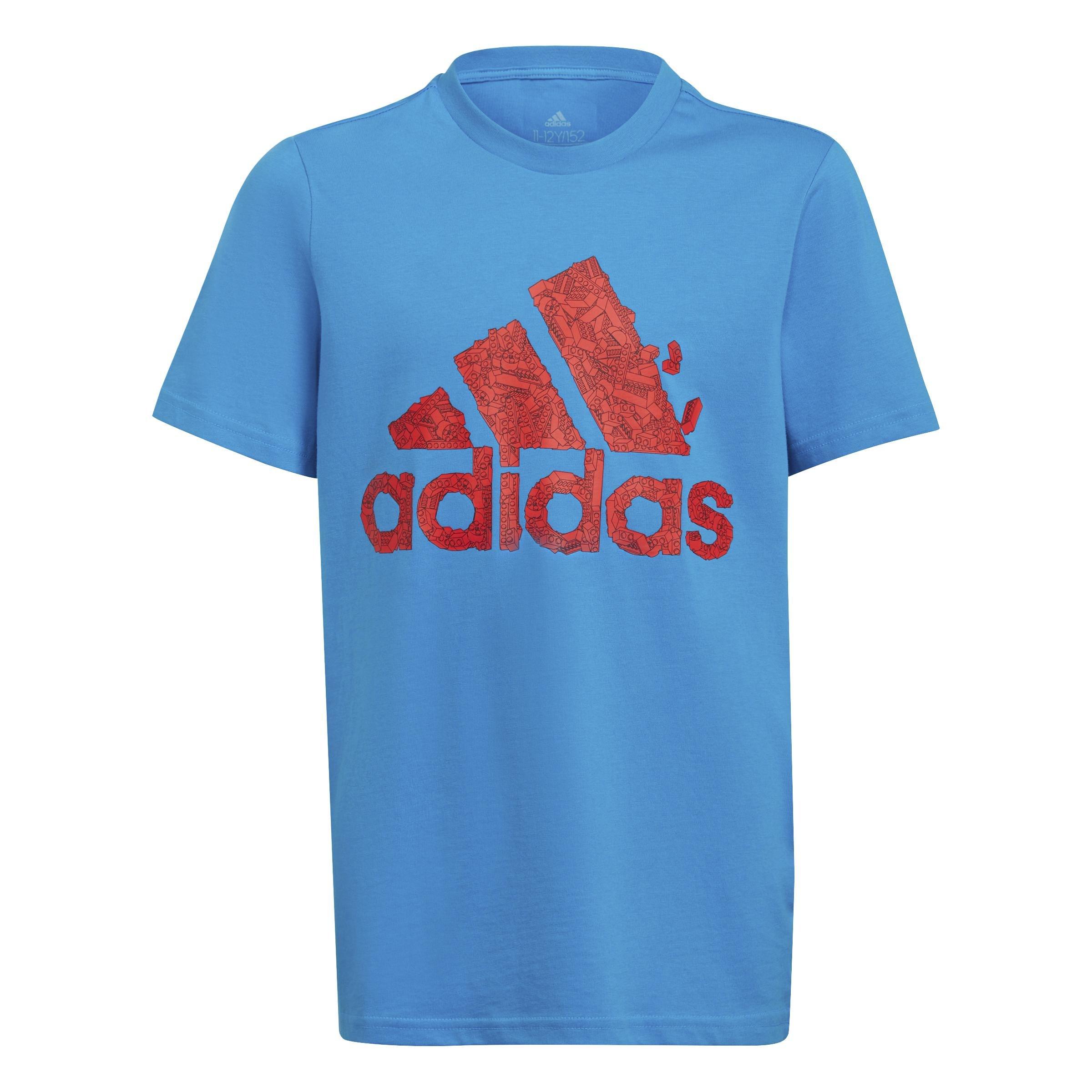 Unisex Kids Classic Lego Graphic T-Shirt, Blue, A901_ONE, large image number 0