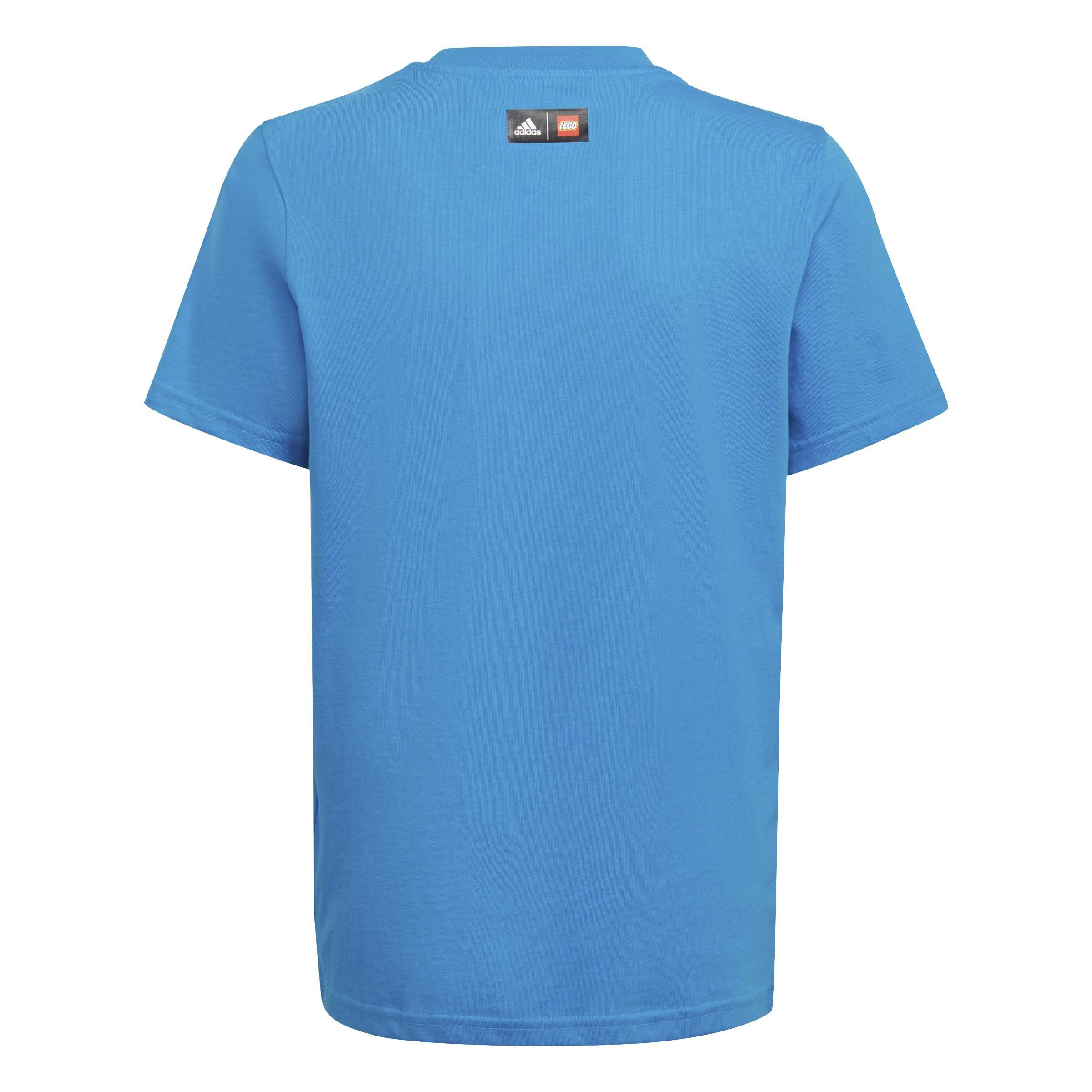 Unisex Kids Classic Lego Graphic T-Shirt, Blue, A901_ONE, large image number 3