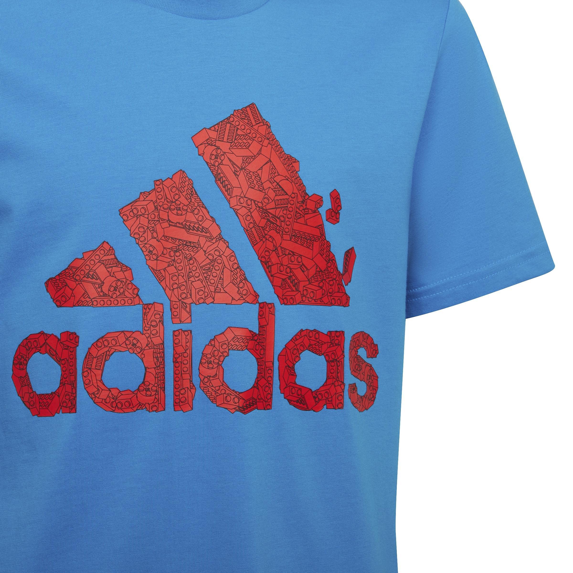 Unisex Kids Classic Lego Graphic T-Shirt, Blue, A901_ONE, large image number 6