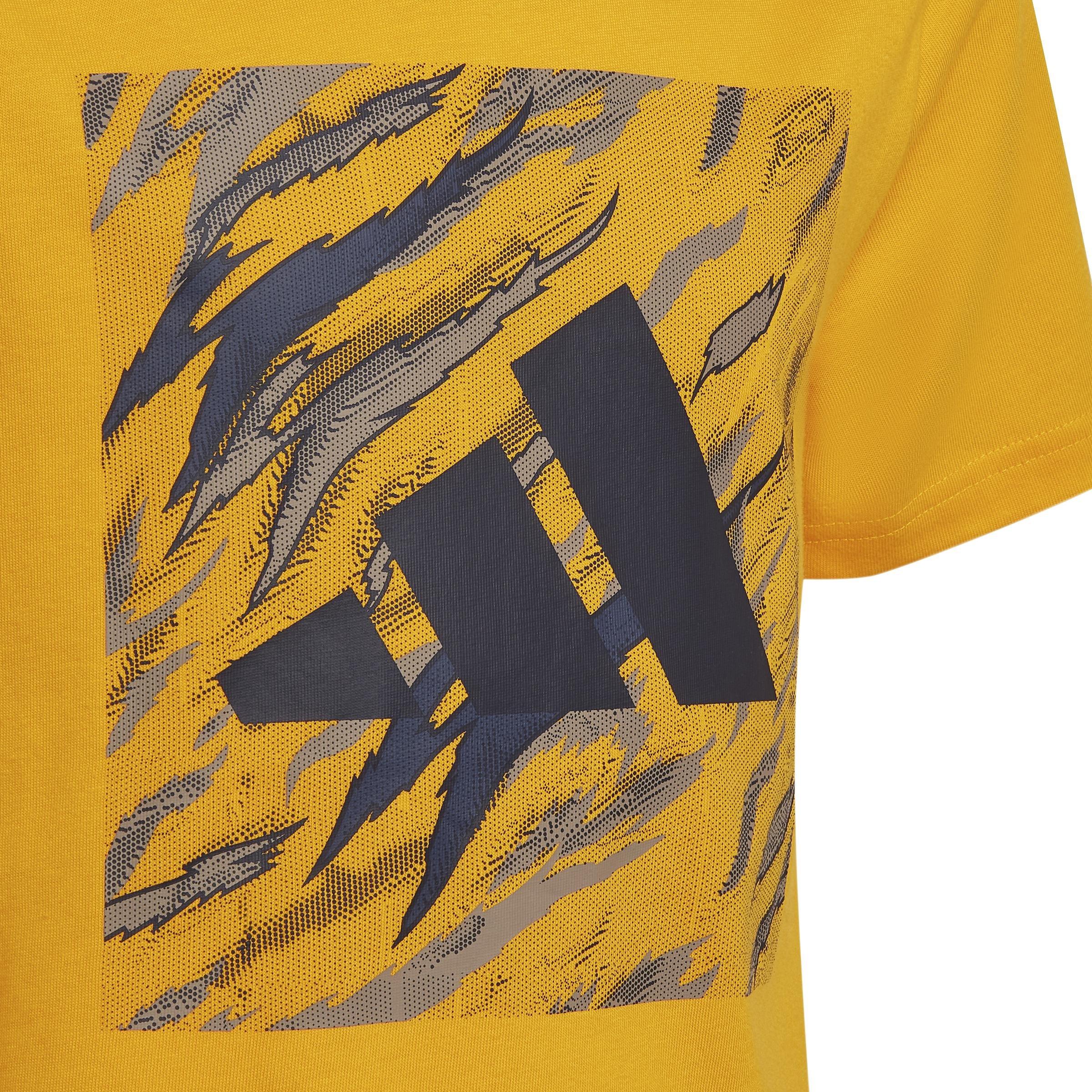Kids Water Tiger Graphic T-Shirt, Orange, A901_ONE, large image number 3