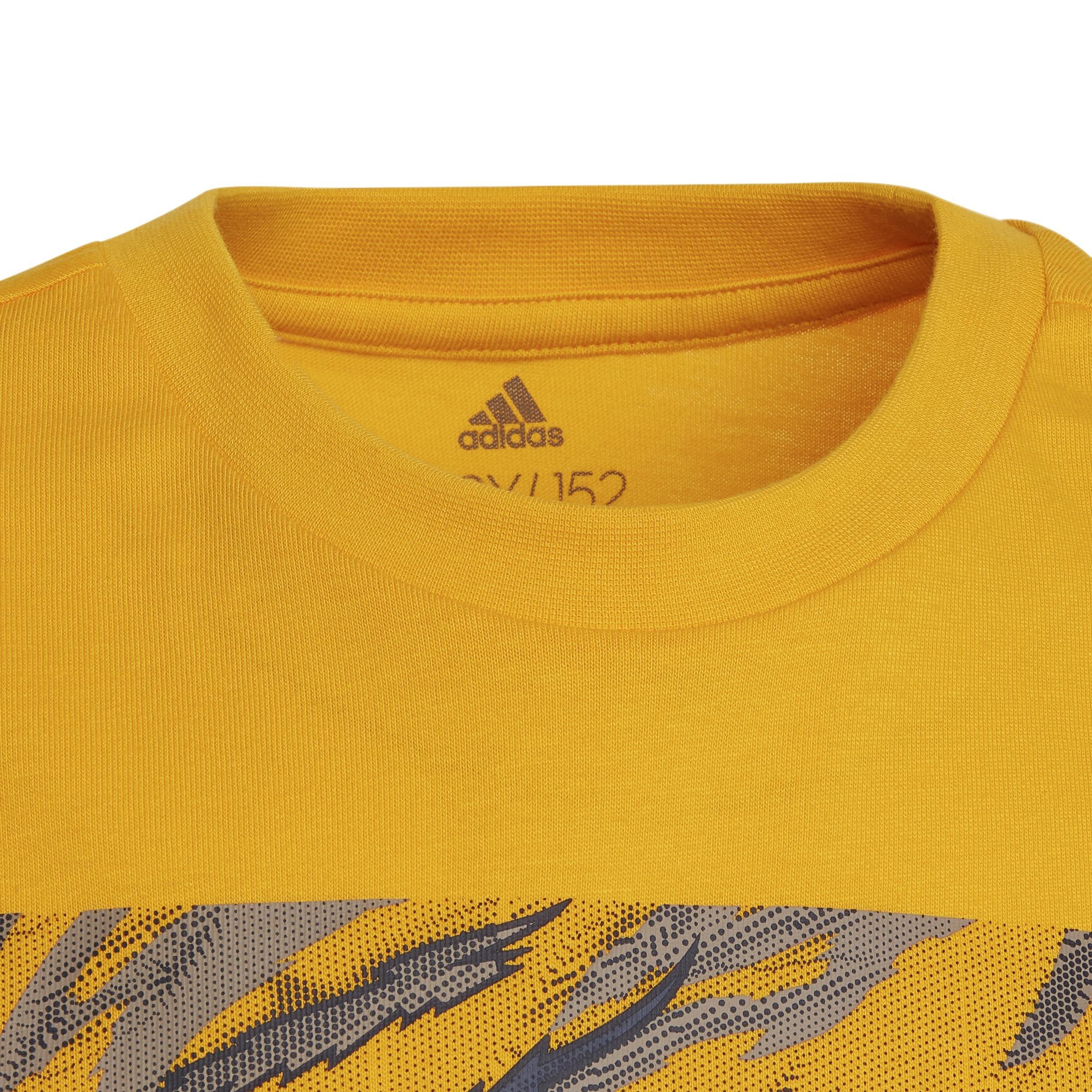 Kids Water Tiger Graphic T-Shirt, Orange, A901_ONE, large image number 4