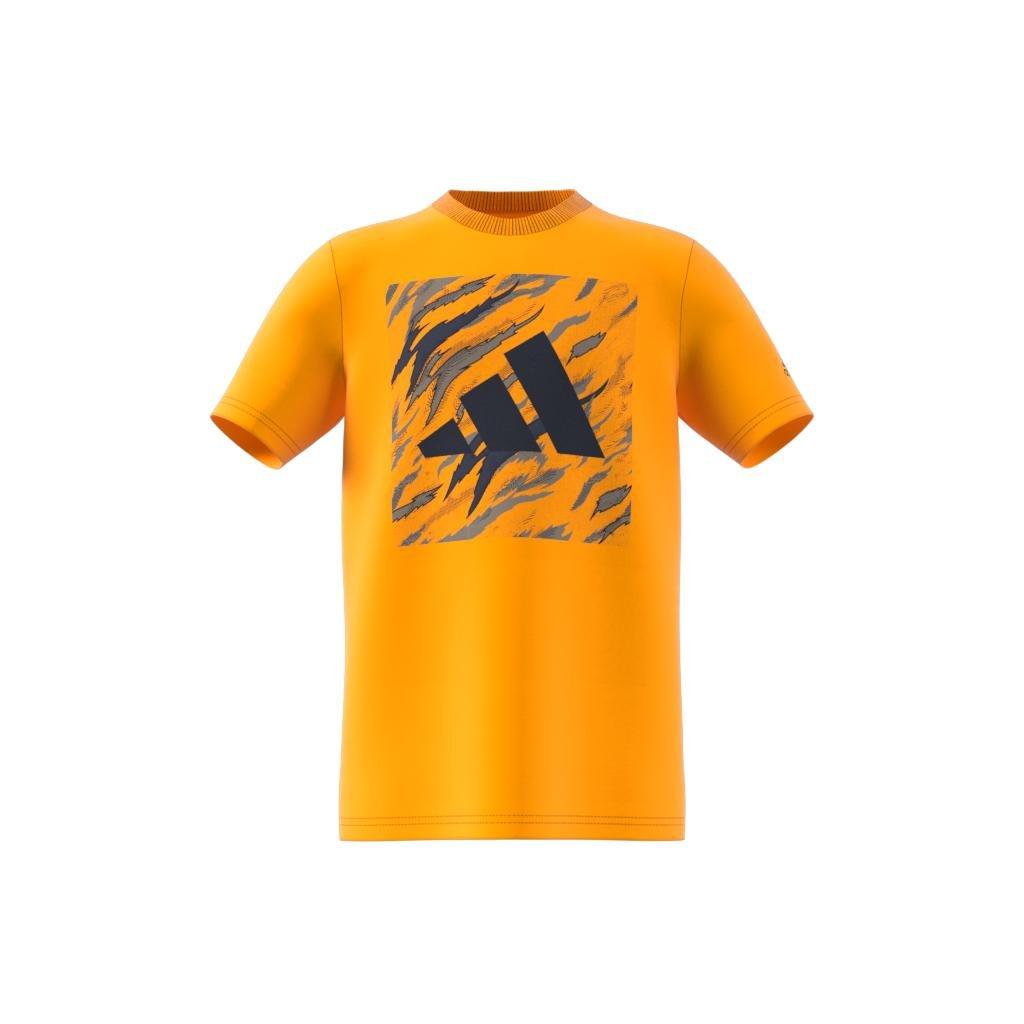 Kids Water Tiger Graphic T-Shirt, Orange, A901_ONE, large image number 6