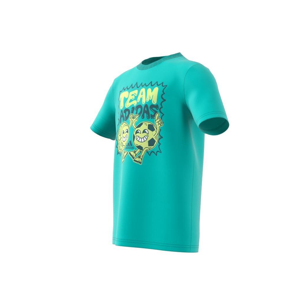 Kids Team Graphic T-Shirt, Turquoise, A901_ONE, large image number 12