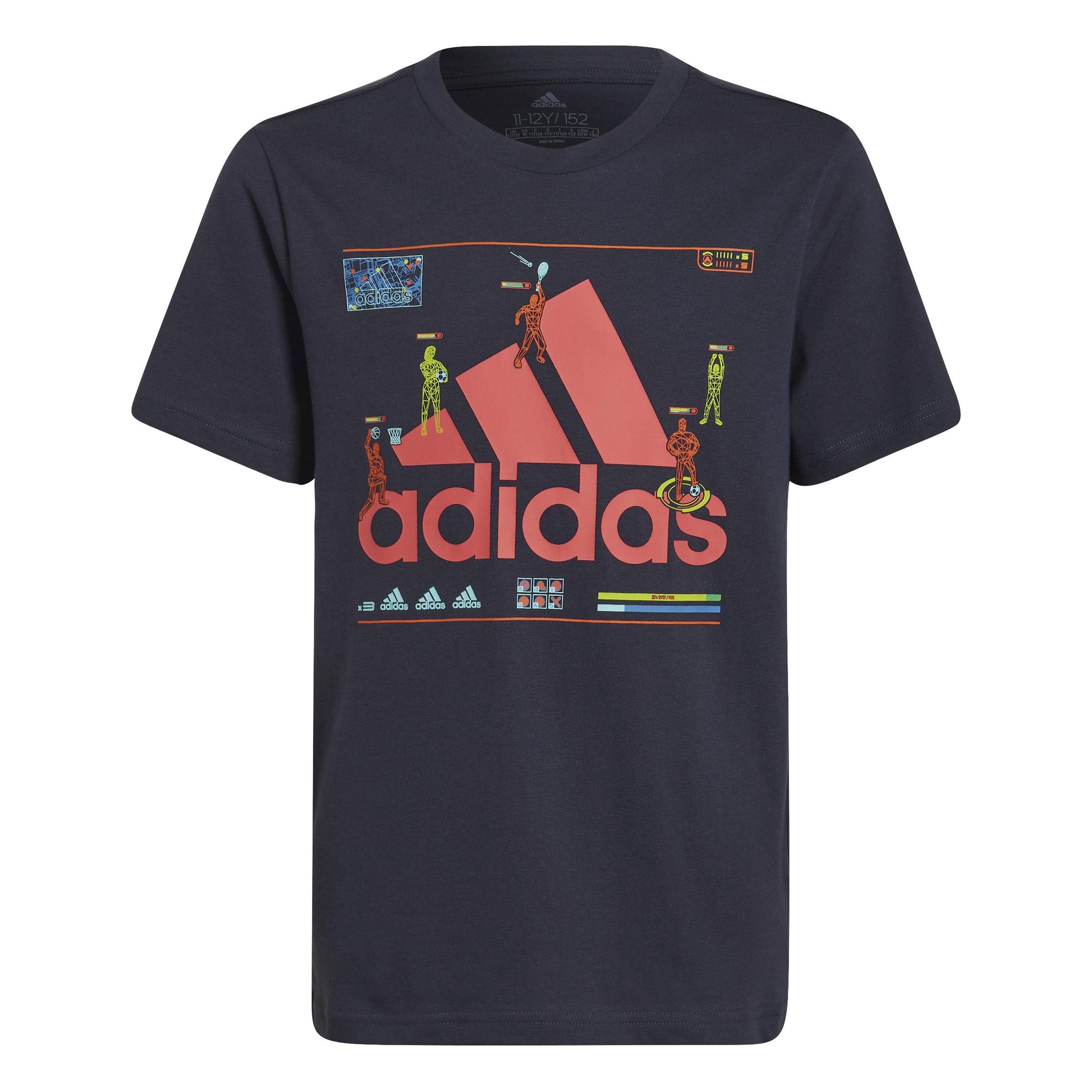 Kids Gaming Graphic T-Shirt, Blue, A901_ONE, large image number 2