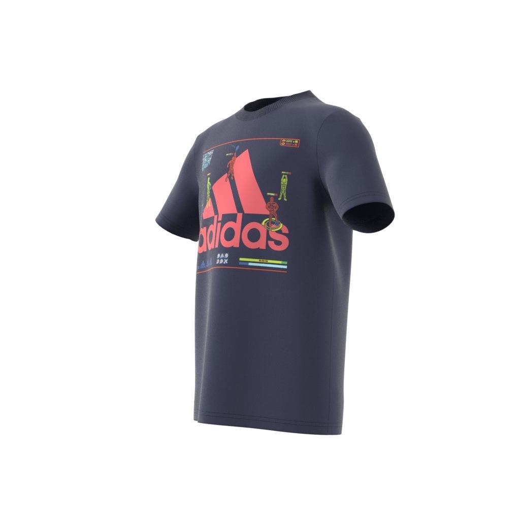 Kids Gaming Graphic T-Shirt, Blue, A901_ONE, large image number 9