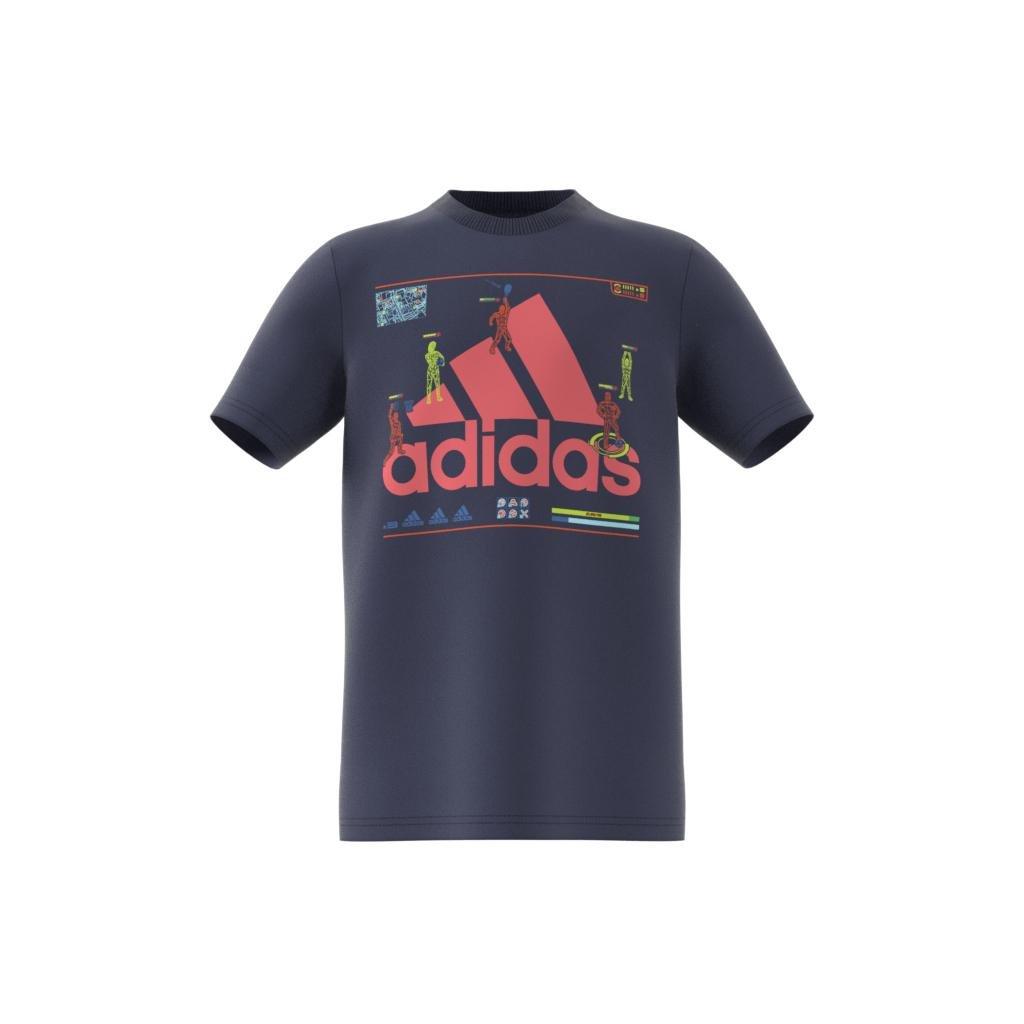 Kids Gaming Graphic T-Shirt, Blue, A901_ONE, large image number 10