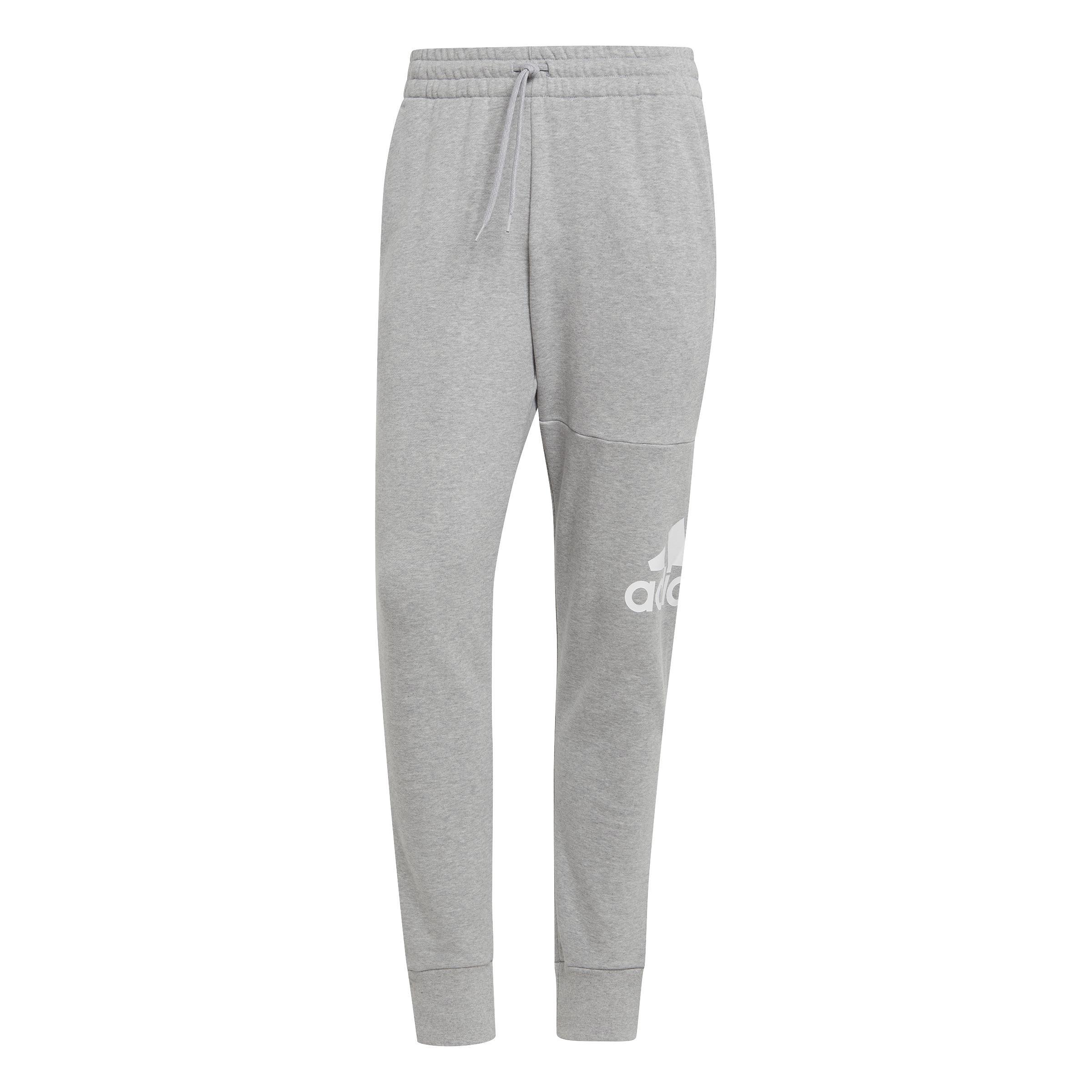 Essentials French Terry Tapered Cuff Logo Joggers, Grey, , large image number 1