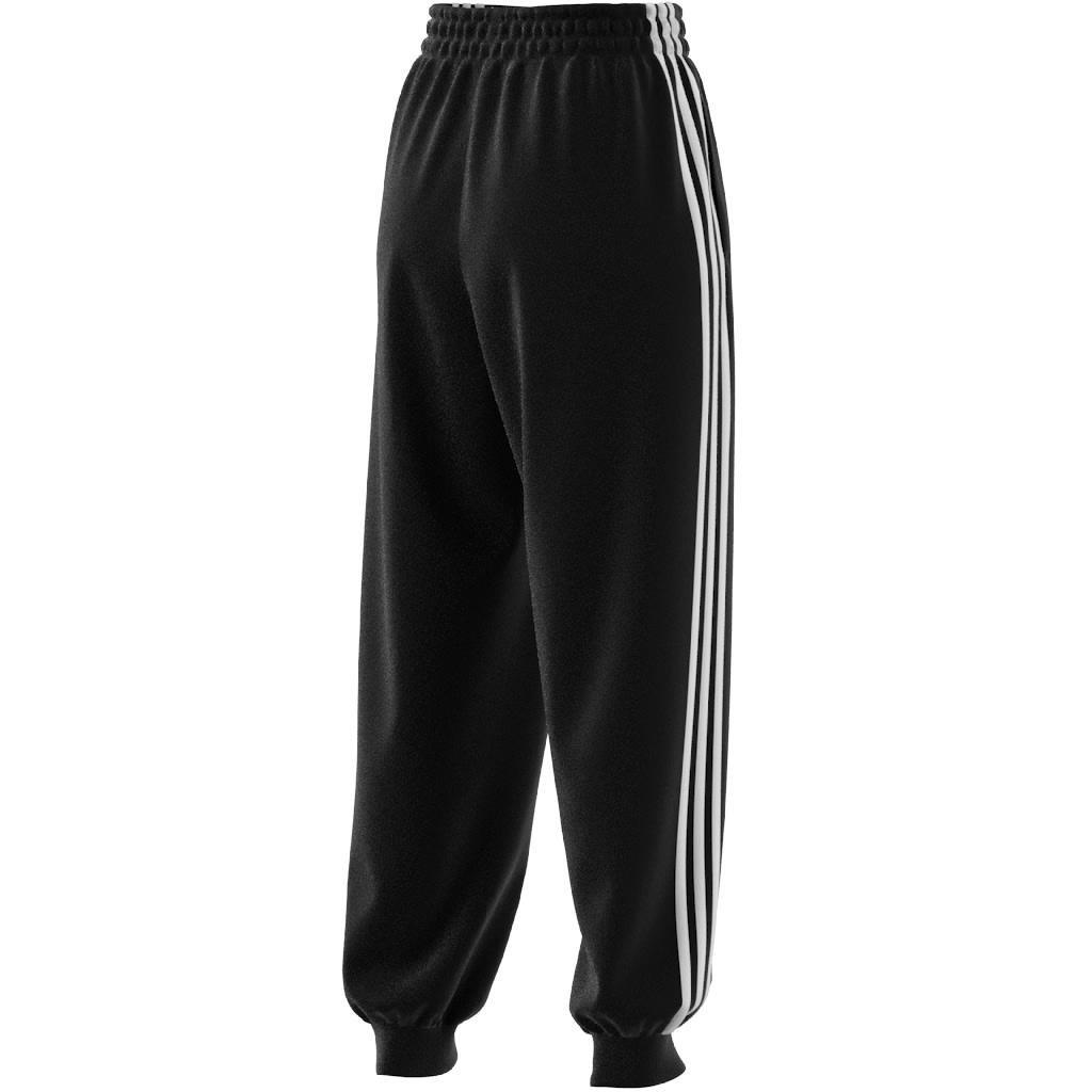 Essentials 3-Stripes French Terry Loose-Fit Joggers, Black, A901_ONE, large image number 3
