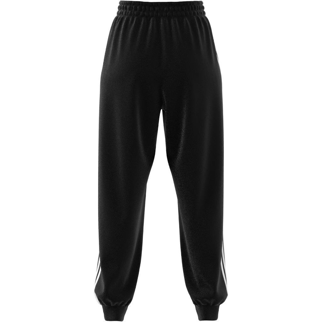 Essentials 3-Stripes French Terry Loose-Fit Joggers, Black, A901_ONE, large image number 4