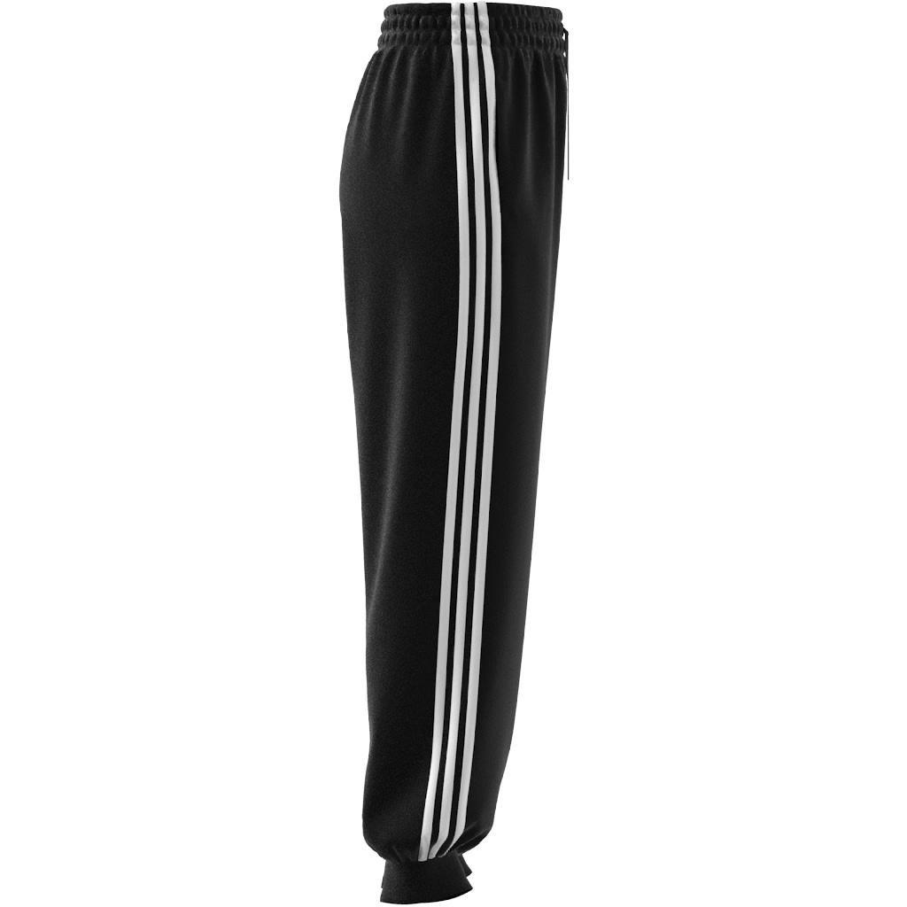 Essentials 3-Stripes French Terry Loose-Fit Joggers, Black, A901_ONE, large image number 7