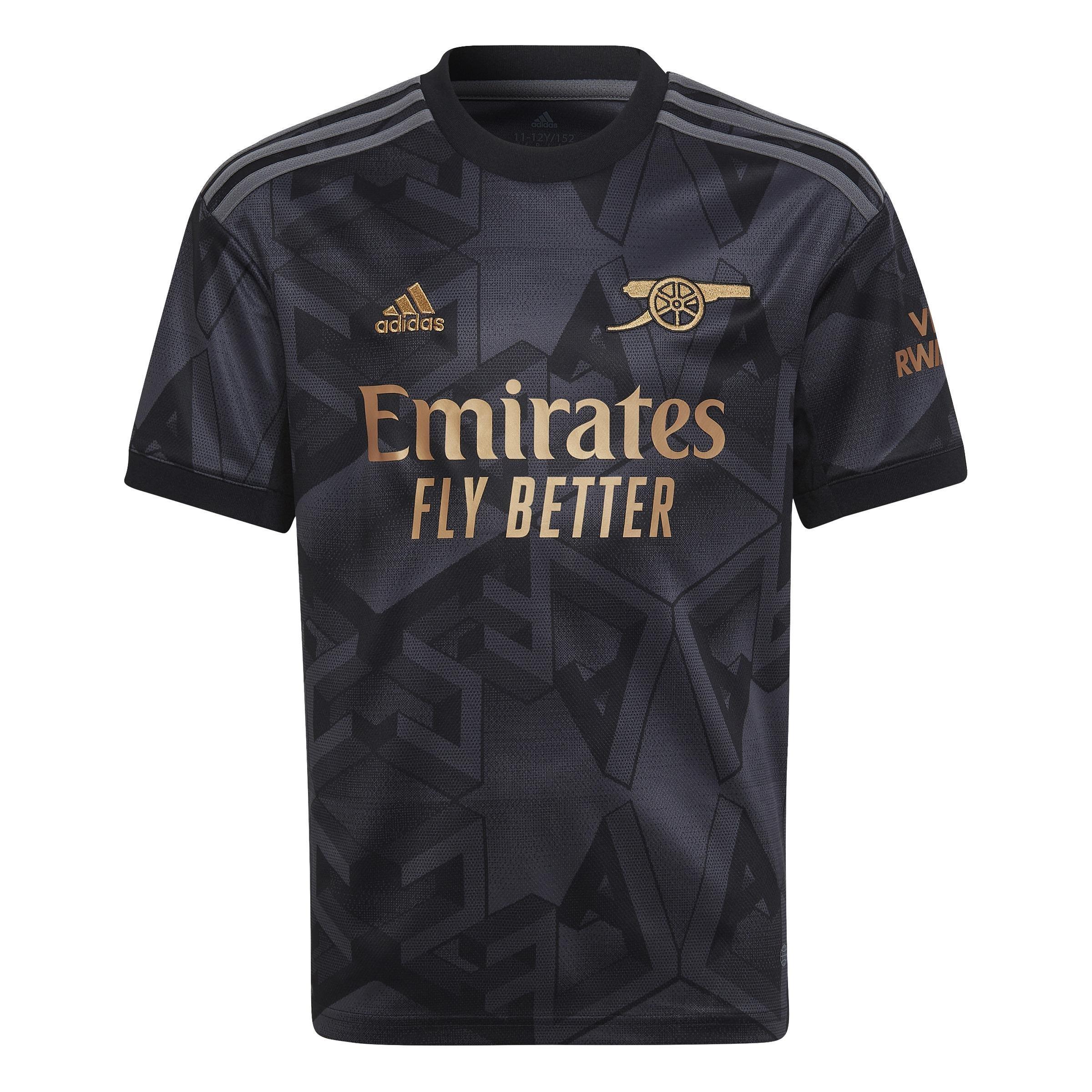 Kids Arsenal 22/23 Away Jersey, Black, , large image number 1