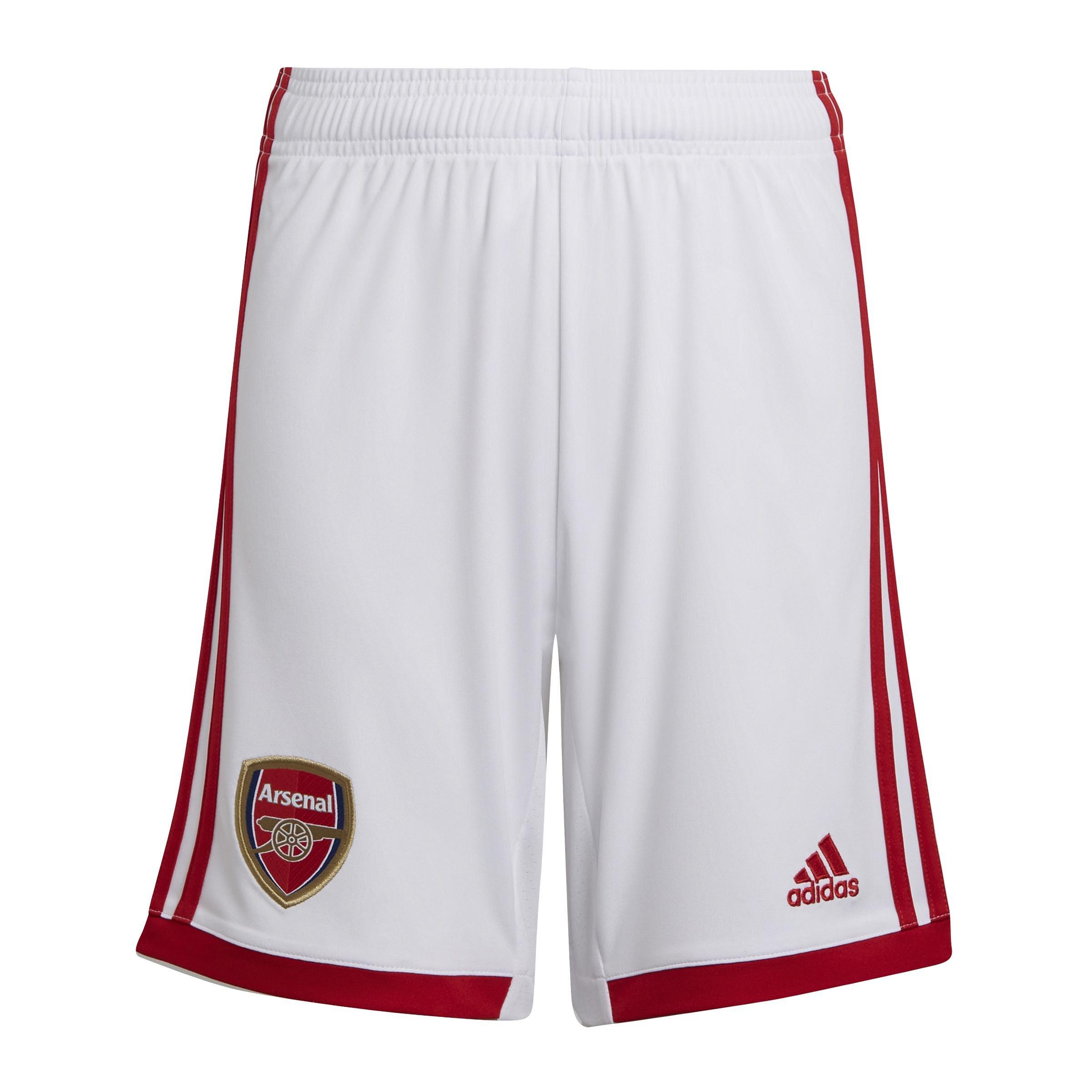 Kids Arsenal 22/23 Home Shorts, White, A901_ONE, large image number 0