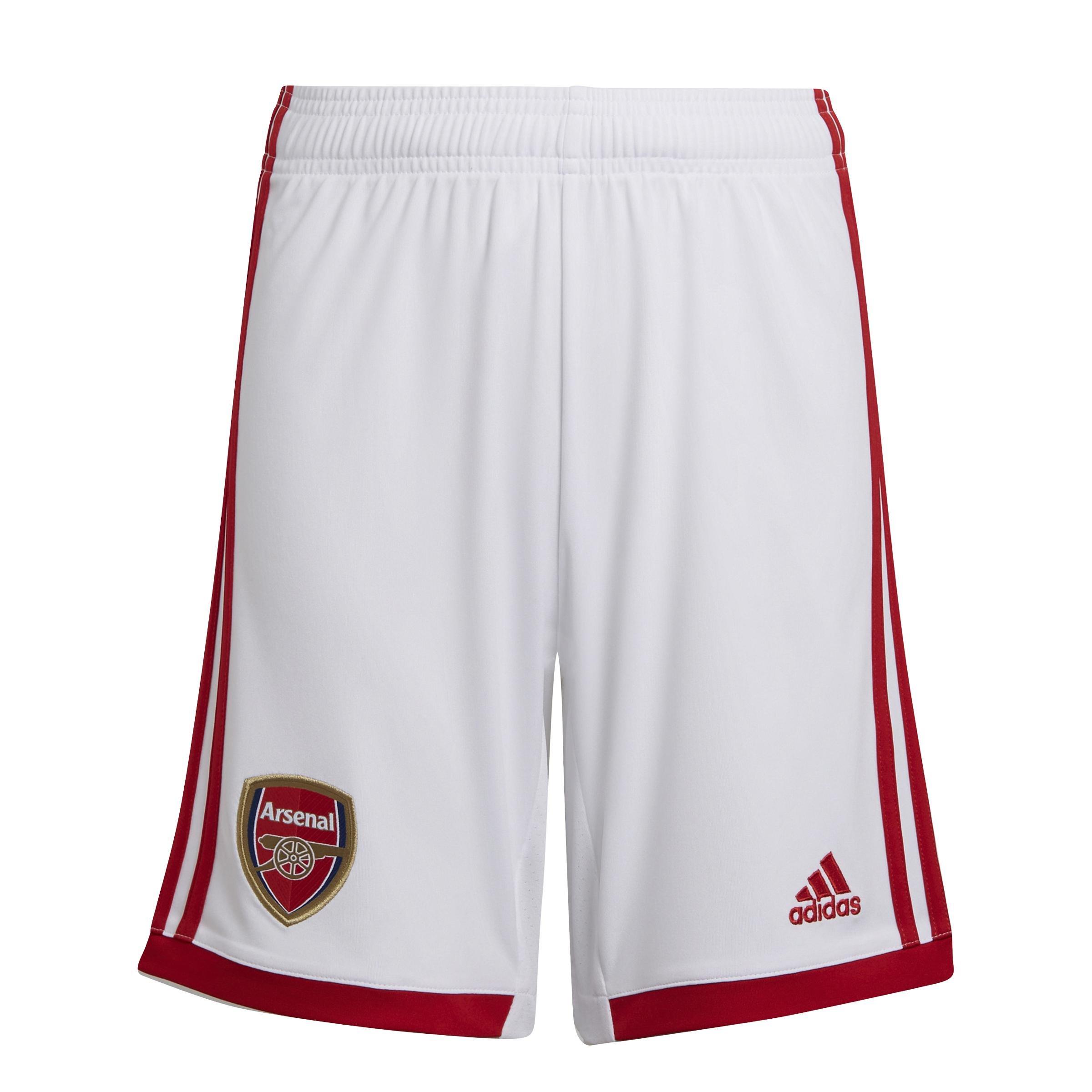 Kids Arsenal 22/23 Home Shorts, White, A901_ONE, large image number 1